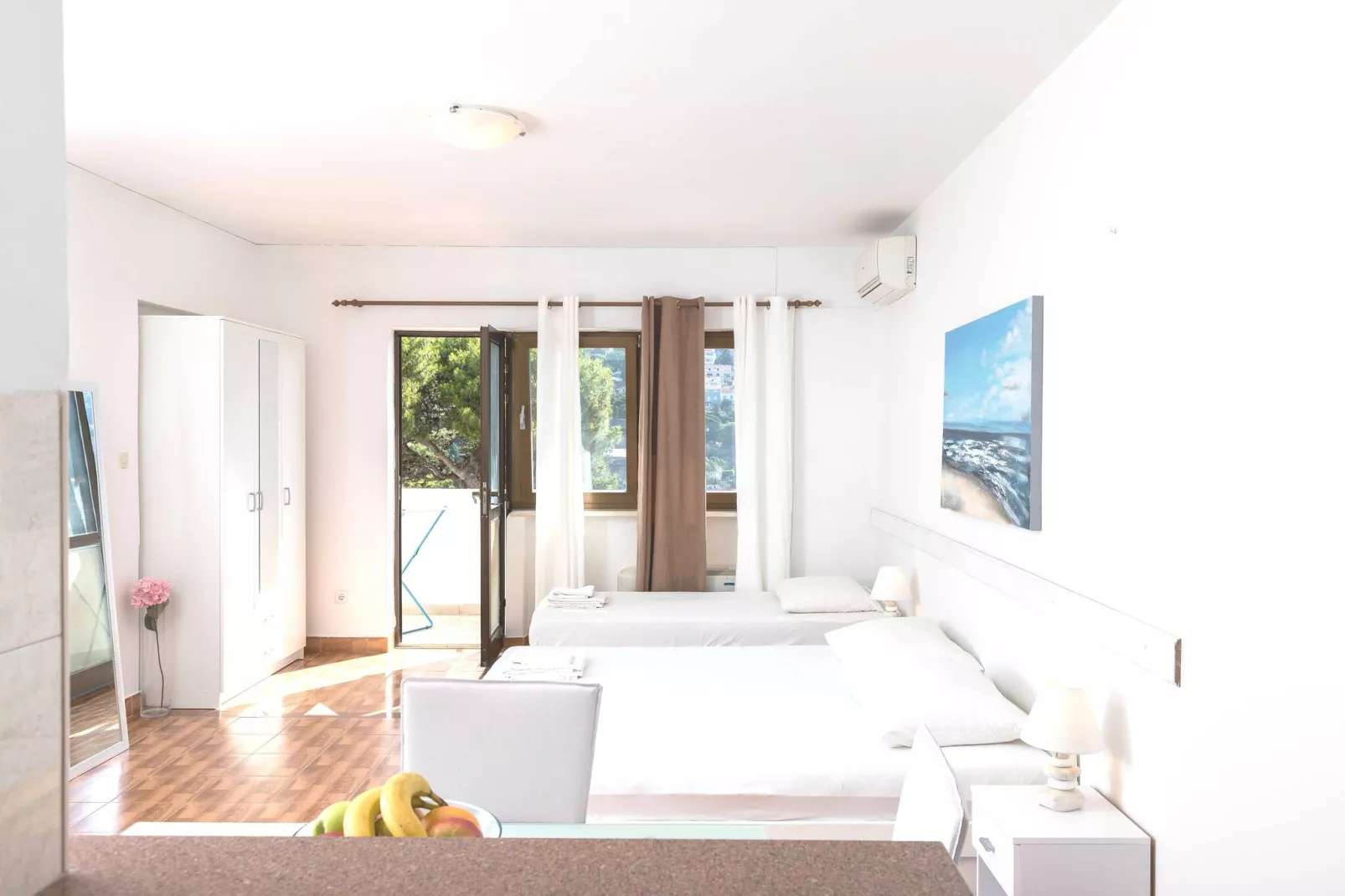 House Apartments Ariva - Studio Apartment with Balcony (3 Adults)  - A1-Wohnzimmer