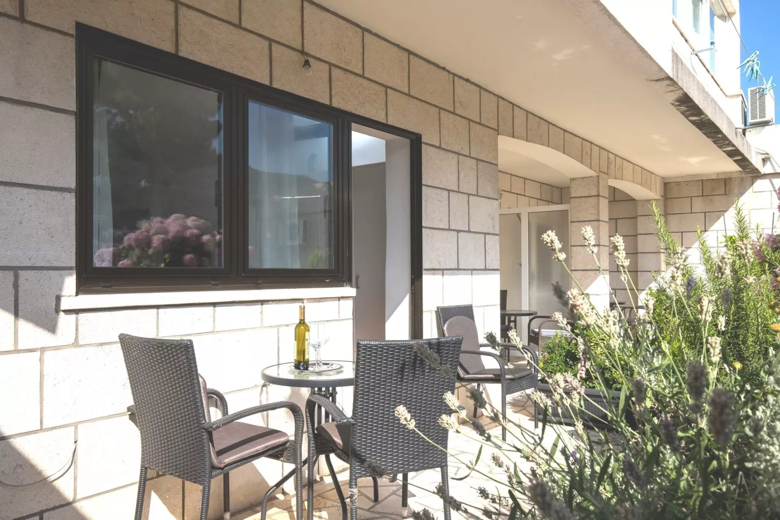 House Apartments Ariva - Studio Apartment with Balcony (3 Adults)  - A1-Terrassenbalkon
