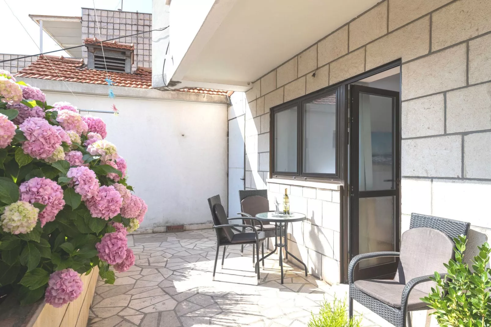House Apartments Ariva - Studio Apartment with Balcony (3 Adults)  - A1-Terrassenbalkon