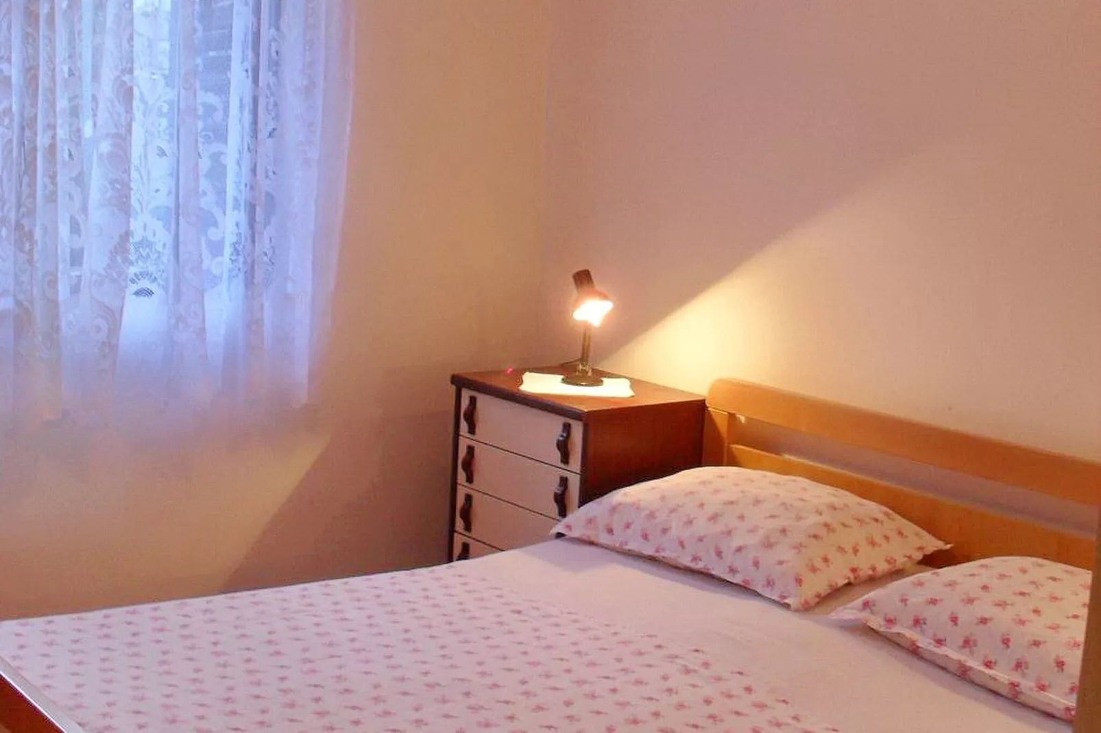 Apartment Bella Vista (Poša) -Three Bedroom Apartment with Balcony and Sea View (A6)-Bedroom