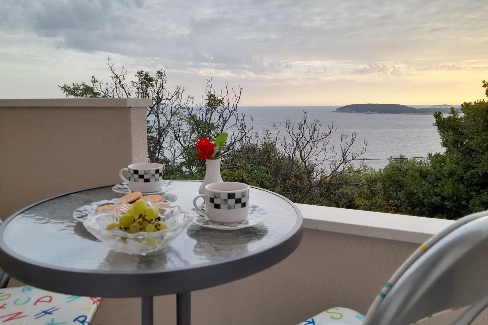 Holiday Home Sea Vision - Four Bedroom Holiday Home with Balcony and Sea View-Terrasse