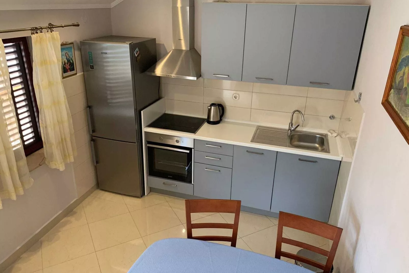 Apartments Nives  - Three Bedroom Apartment with Terrace and Sea View (Potkrovlje)-Küche
