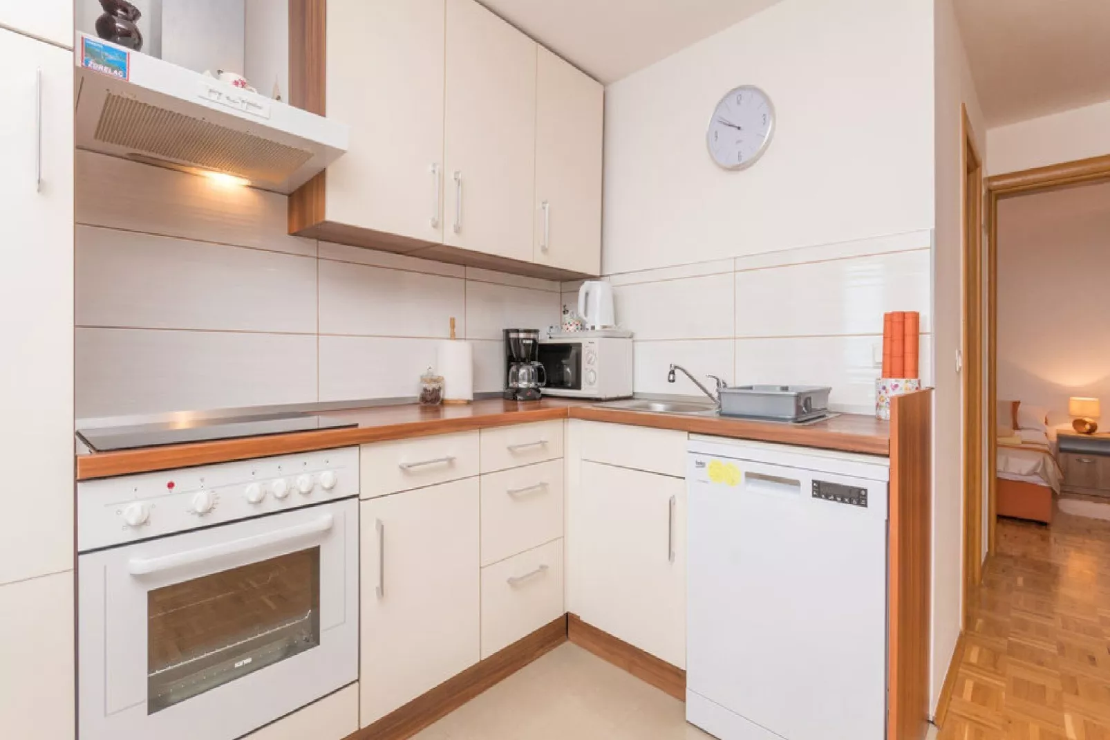 Apartments Lilly - Two Bedroom Apartment with Terrace and  Sea View (A1)-Kitchen