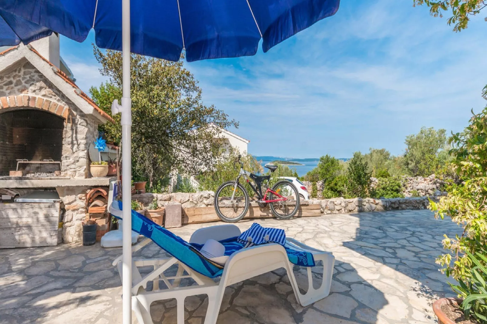 Apartments Lilly - Two Bedroom Apartment with Terrace and  Sea View (A1)-Terrace