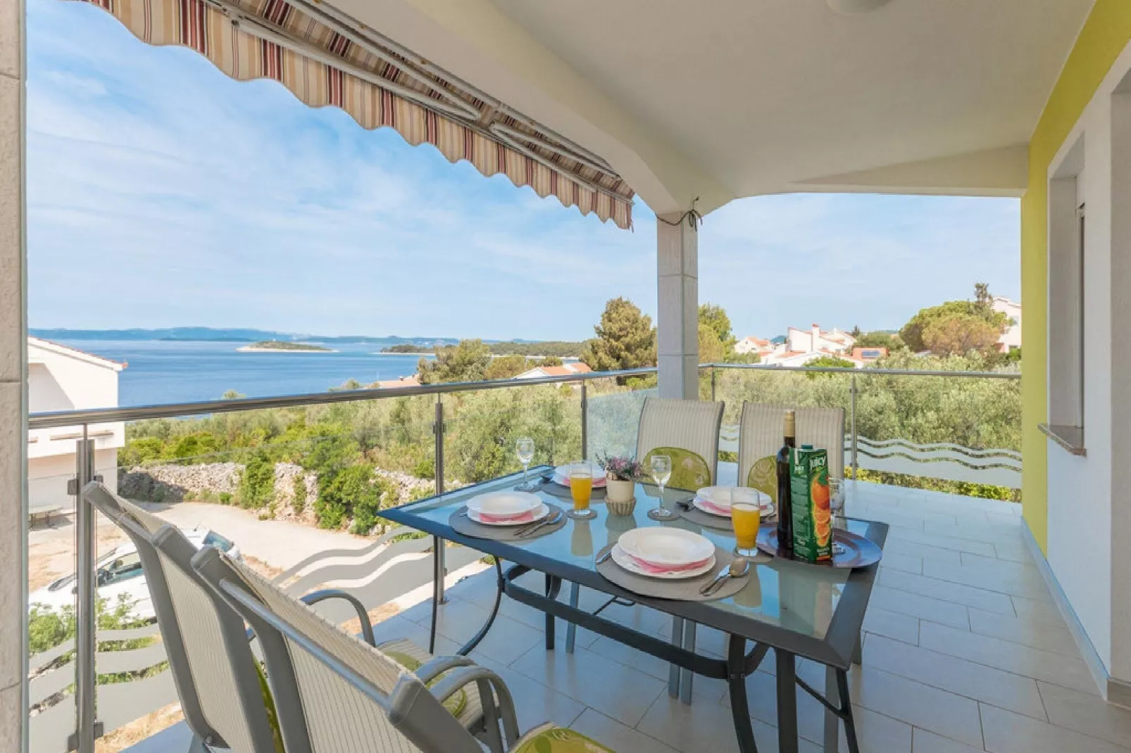 Apartments Lilly - Two Bedroom Apartment with Sea View and Terrace (A2)-View