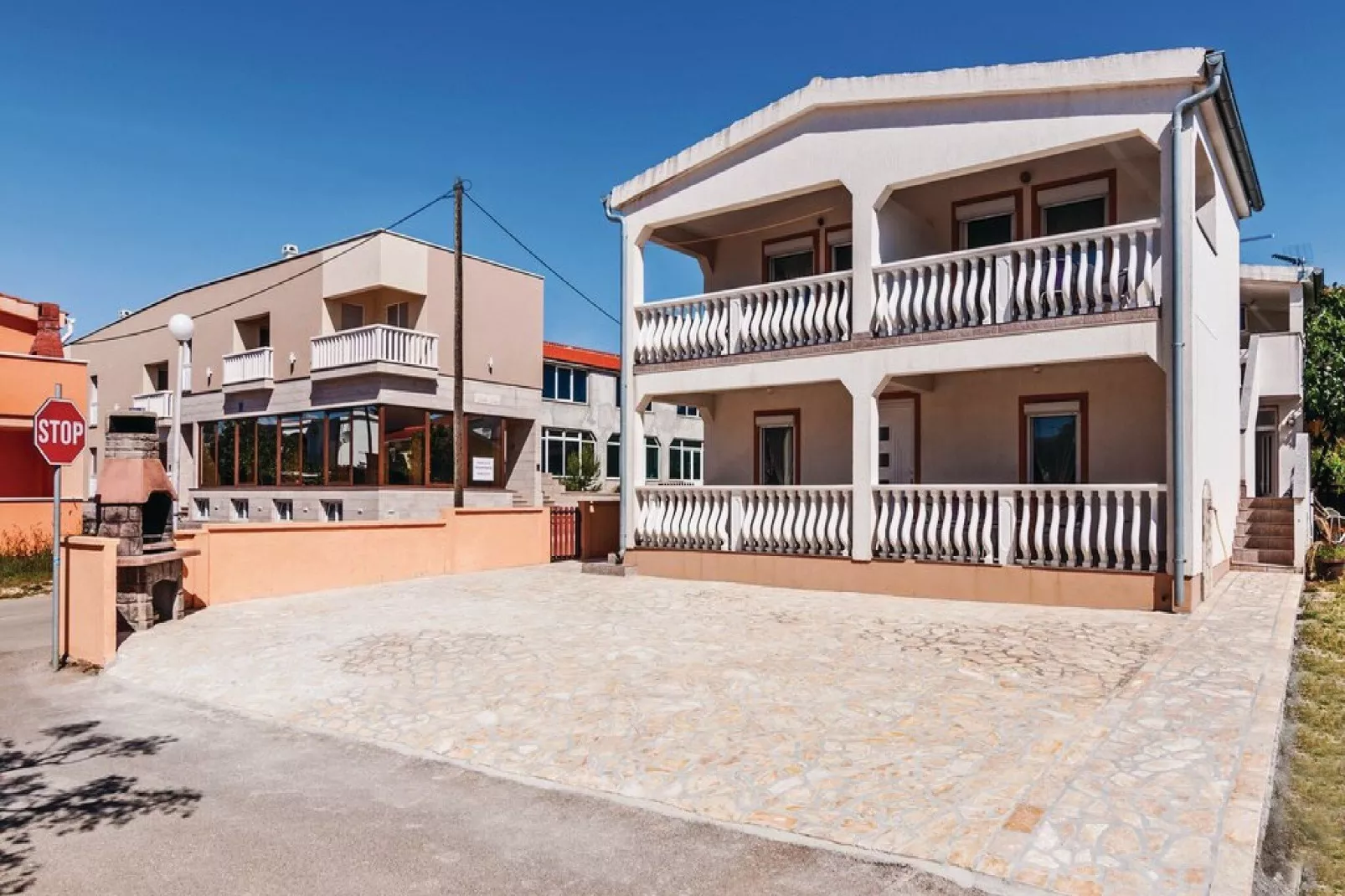 Apartments Hak - Two Bedroom Apartment with Terrace and Sea View (A3)-Outdoor