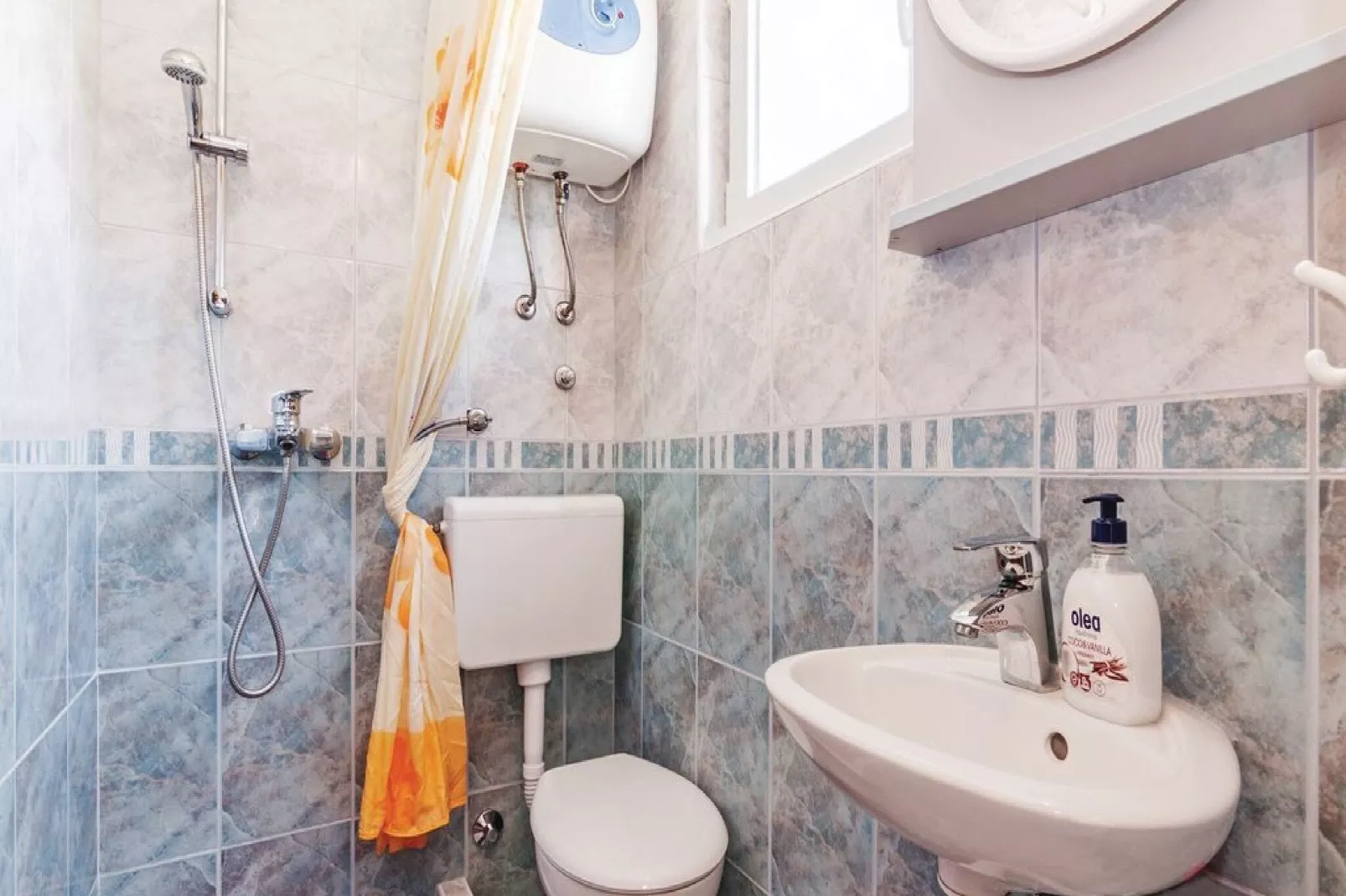 Apartments Hak - One Bedroom Apartment with Terrace and Sea view (A2)-Badezimmer