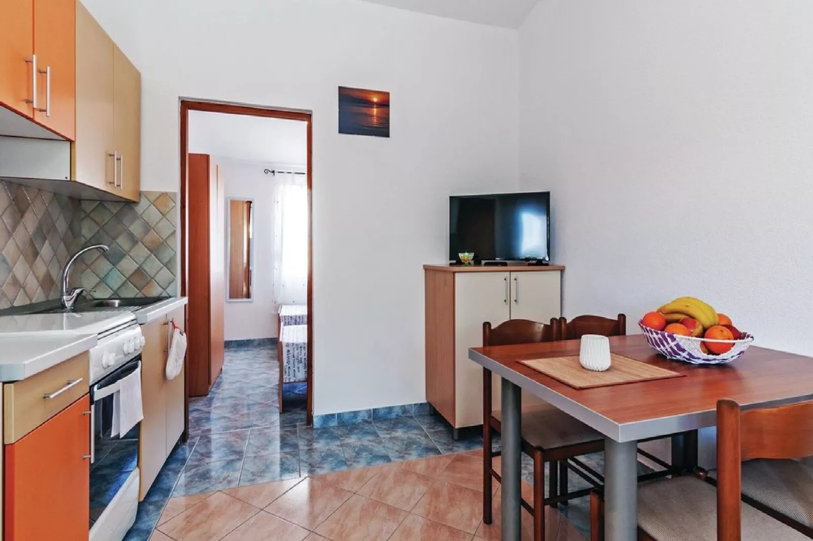 Apartments Hak - One Bedroom Apartment with Terrace and Sea view (A2)-Innen