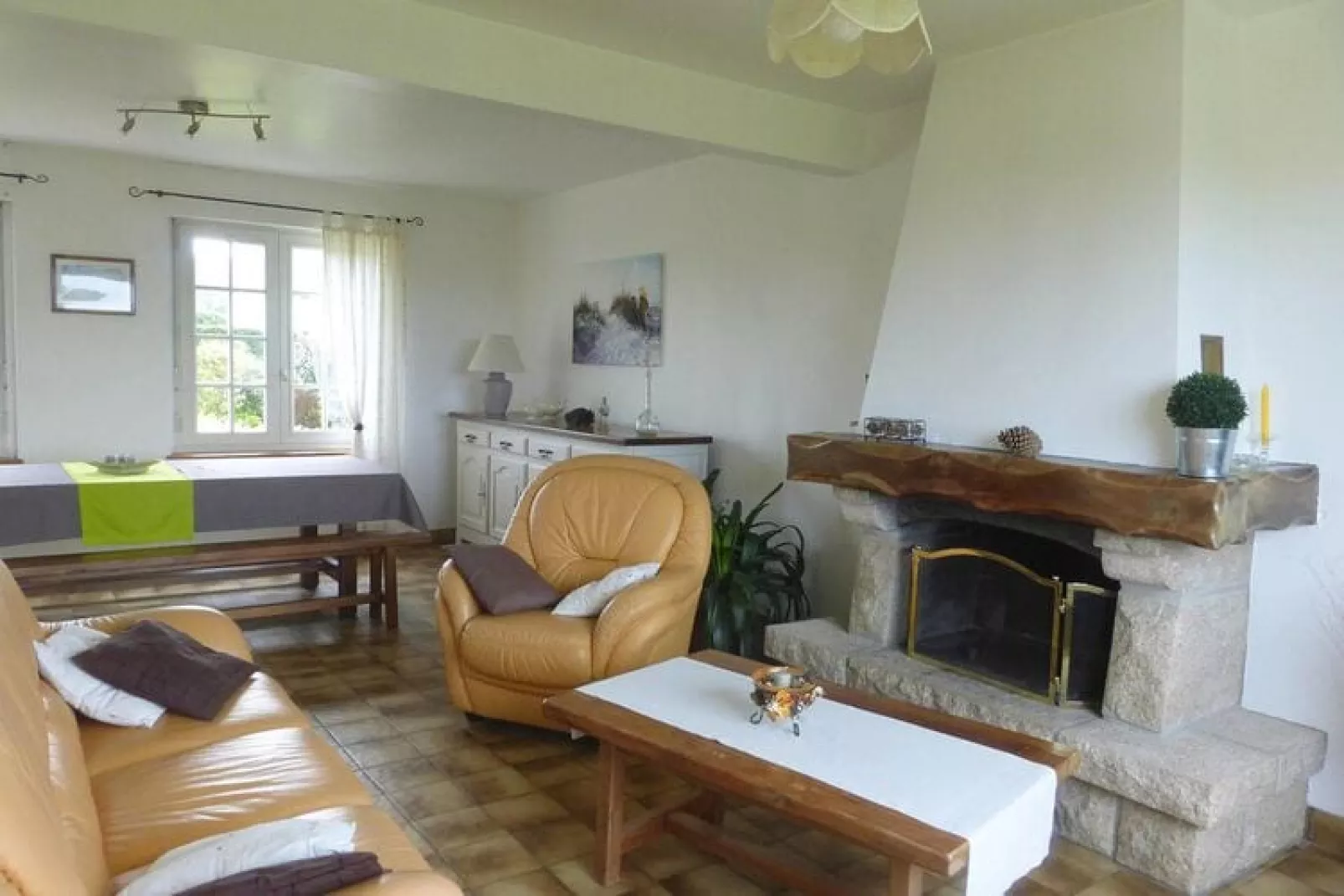 Holiday home Port Blanc-Penvénan-Living room