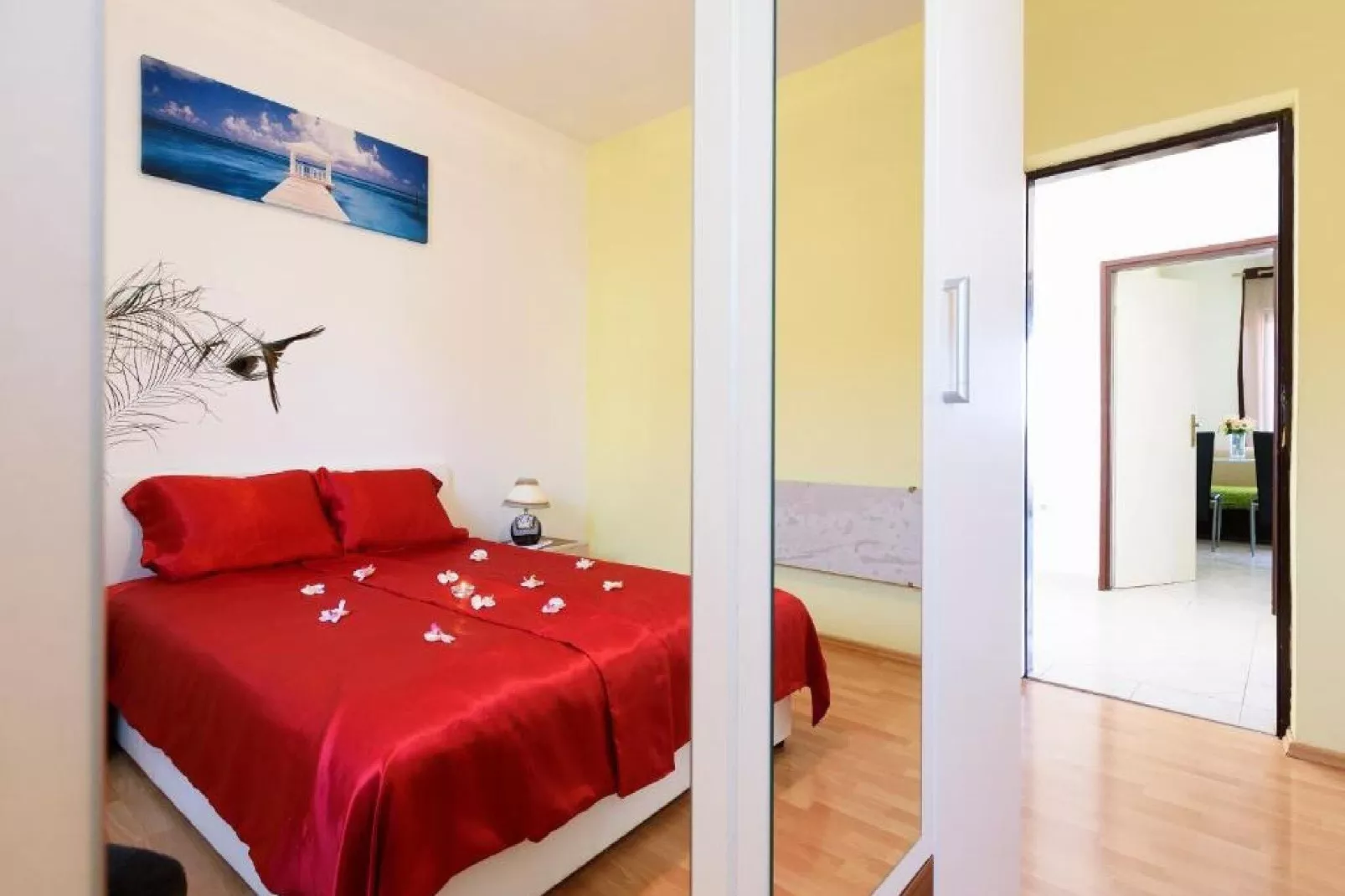 Apartments Milic - One Bedroom Apartment  with Terrace and Sea View C-Bedroom