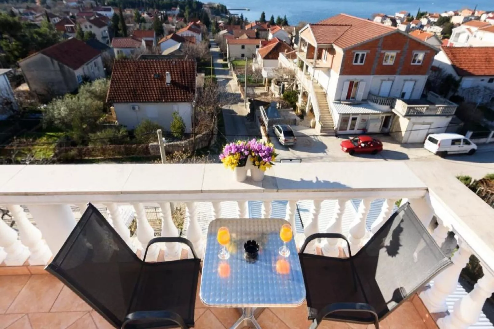 Apartments Milic - Studio Apartment with Sea View 4-Terrace balcony
