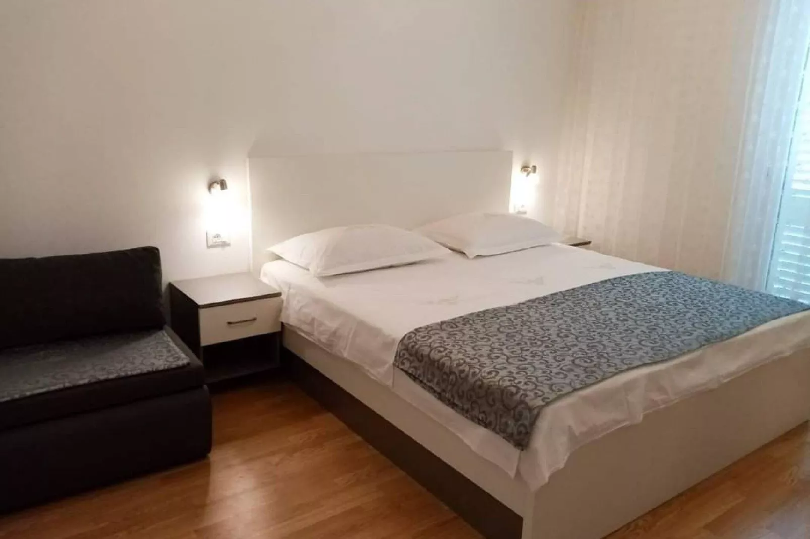 Apartments Pezo - Premium Studio with Balcony and Sea View (Mira 1)-Bedroom
