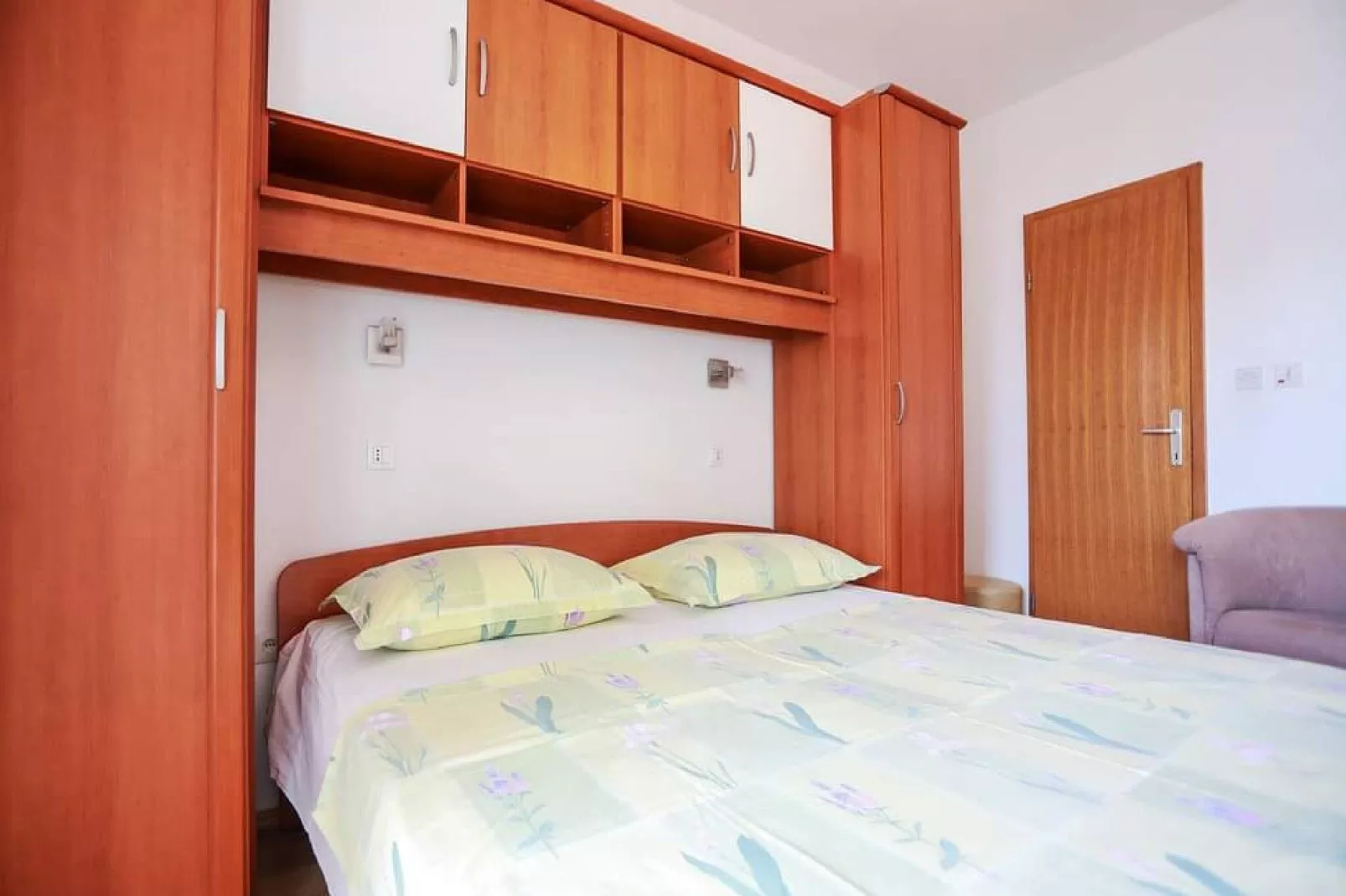 Apartments Pezo - Studio Apartment with Sea View (Mira 2)-Schlafzimmer