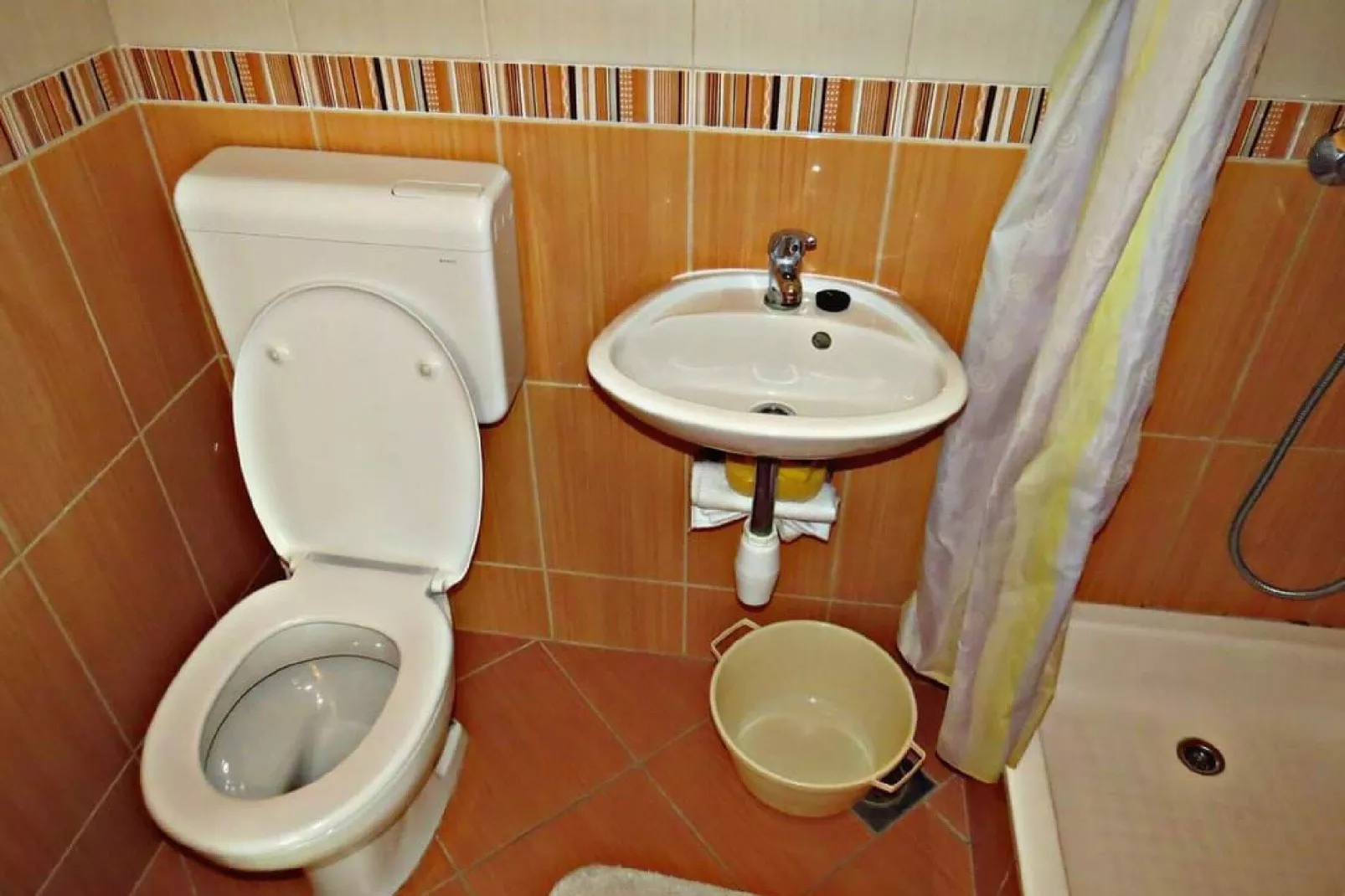 Apartments Pezo - Studio Apartment with Sea View (Mira 2)-Badezimmer
