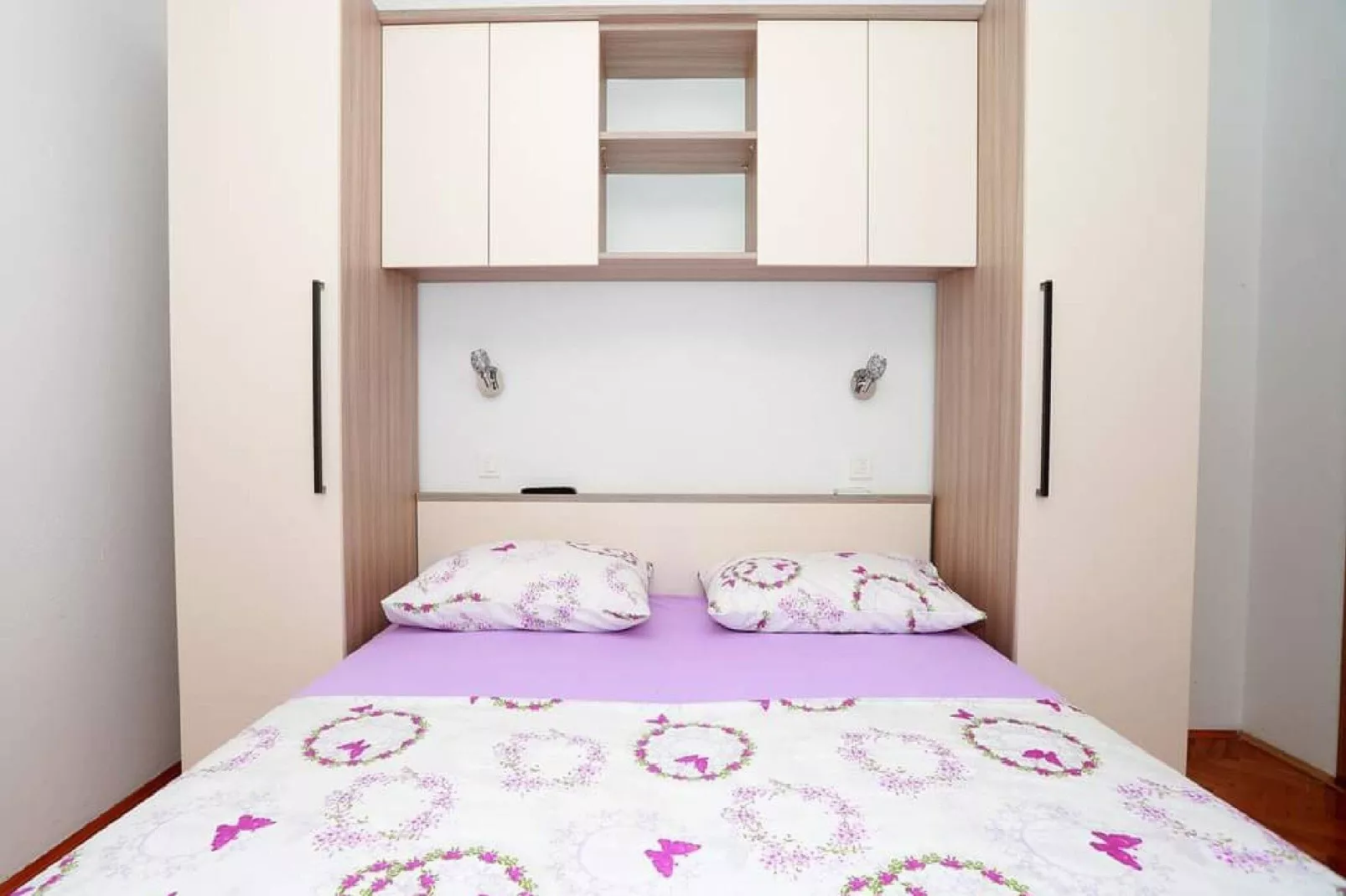 Apartments Pezo - Studio with Balcony and Sea View (Mira 6)-Bedroom