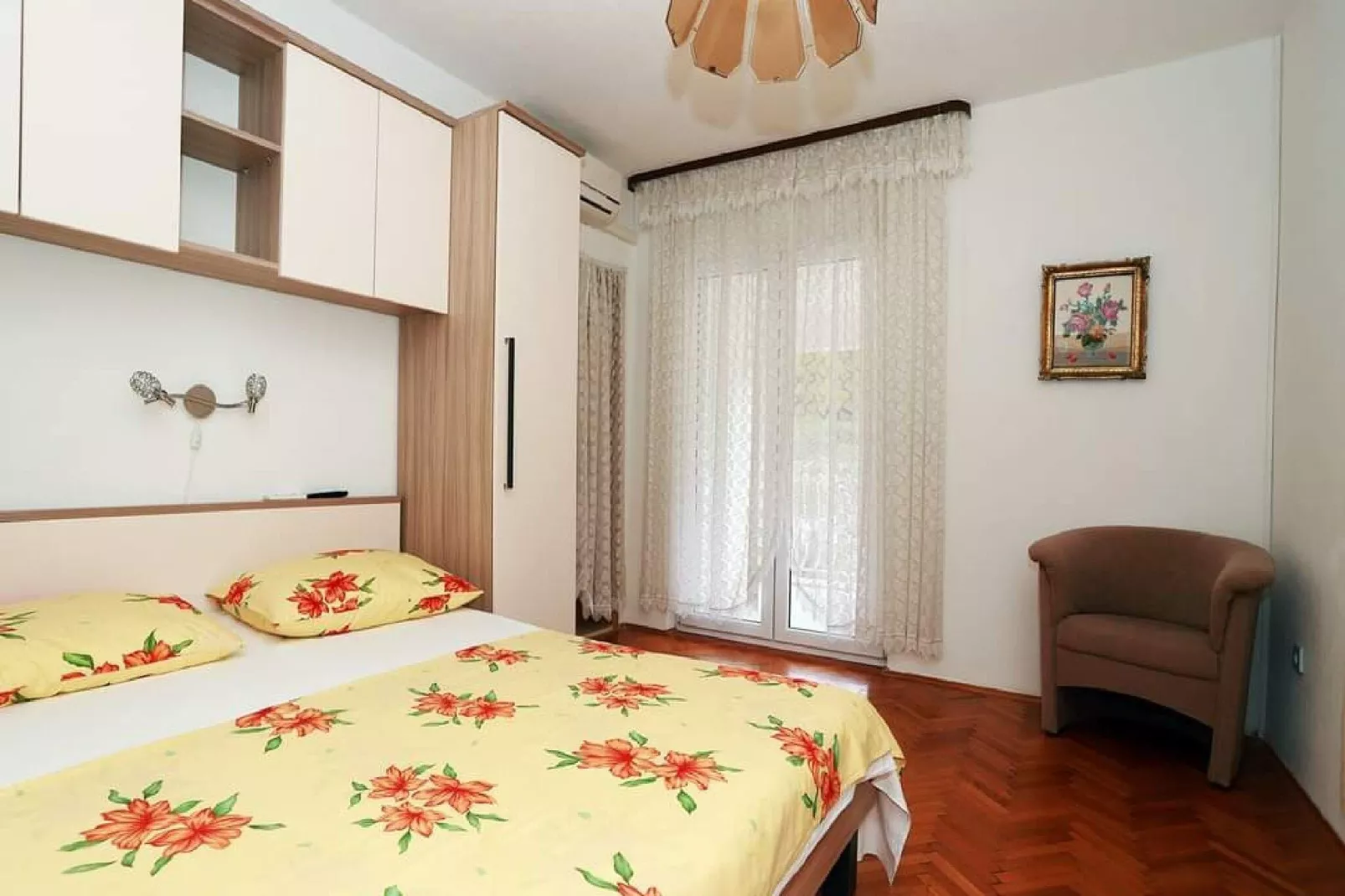 Apartments Pezo - Superior Two Bedroom Apartment with Balcony (Mira 8)-Chambre