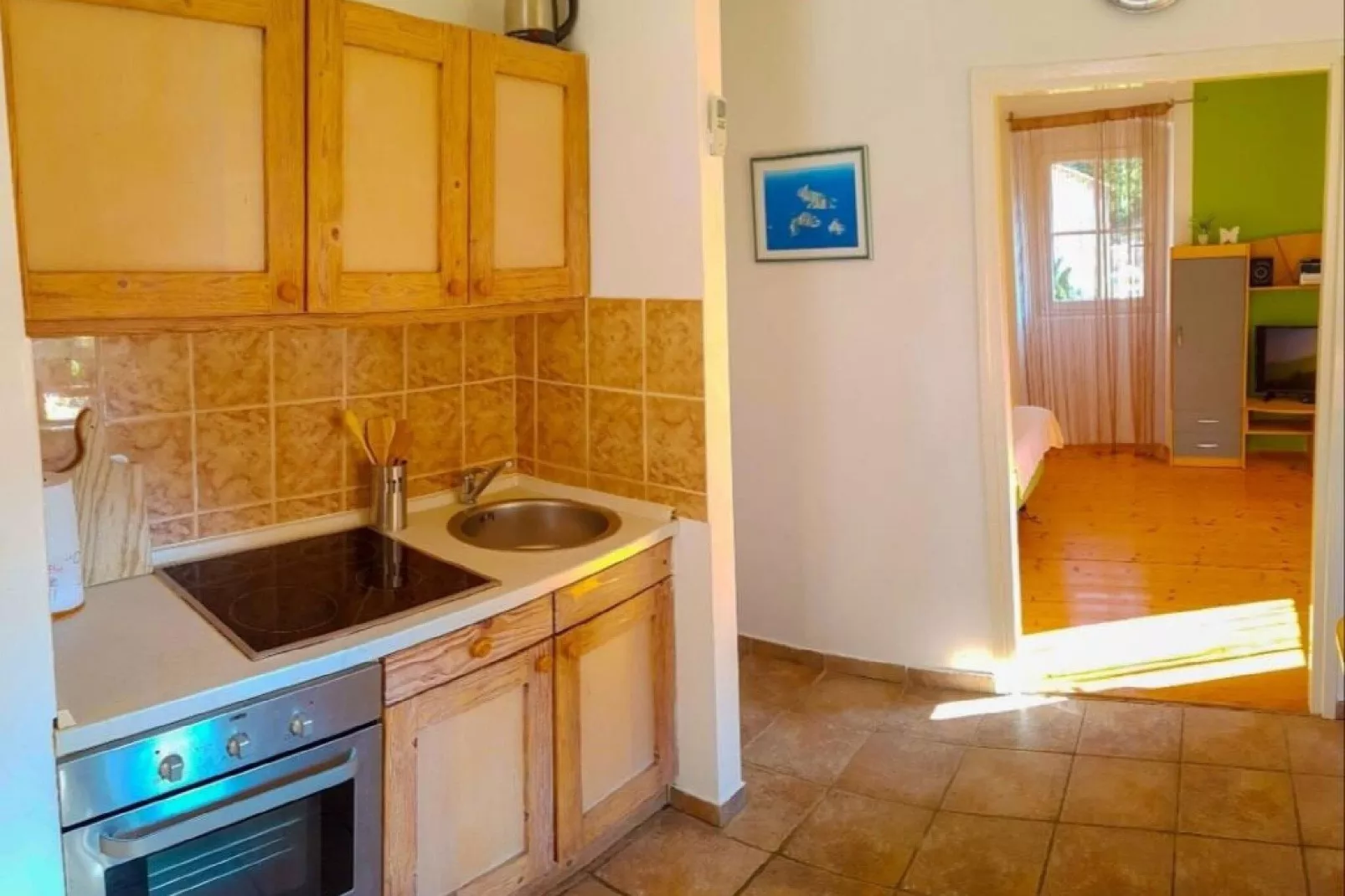 Apartments Vela Stiniva - Two Bedroom Apartment with Terrace and Sea View - A1 (67633)-Kitchen