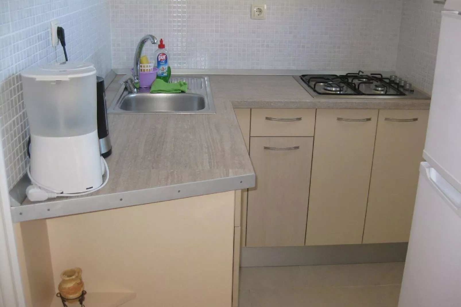 Apartments Paula - Superior One Bedroom Apartment with Terrace A1-Kitchen