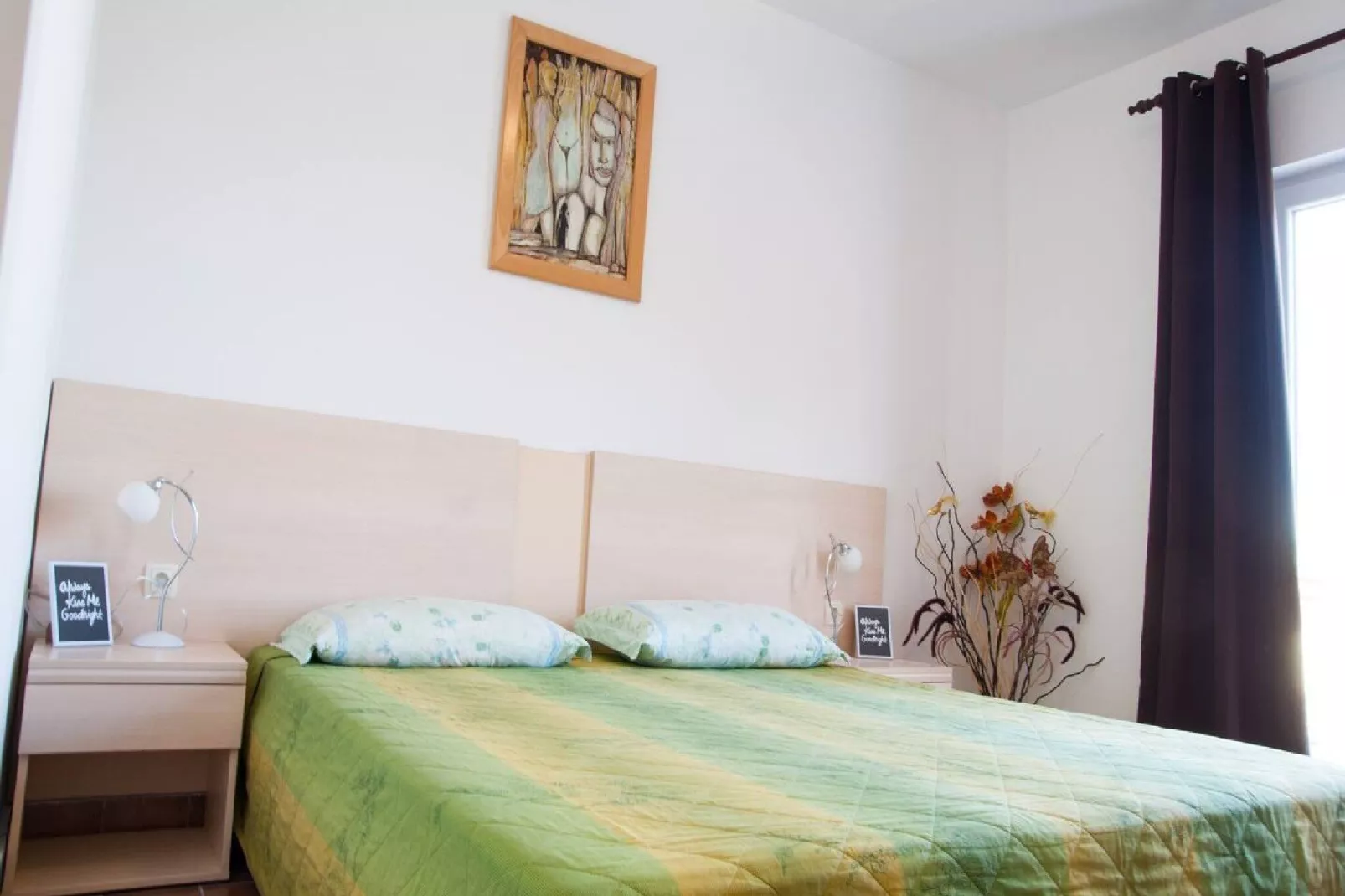 Apartments Paula - Superior One Bedroom Apartment with Terrace A1-Bedroom