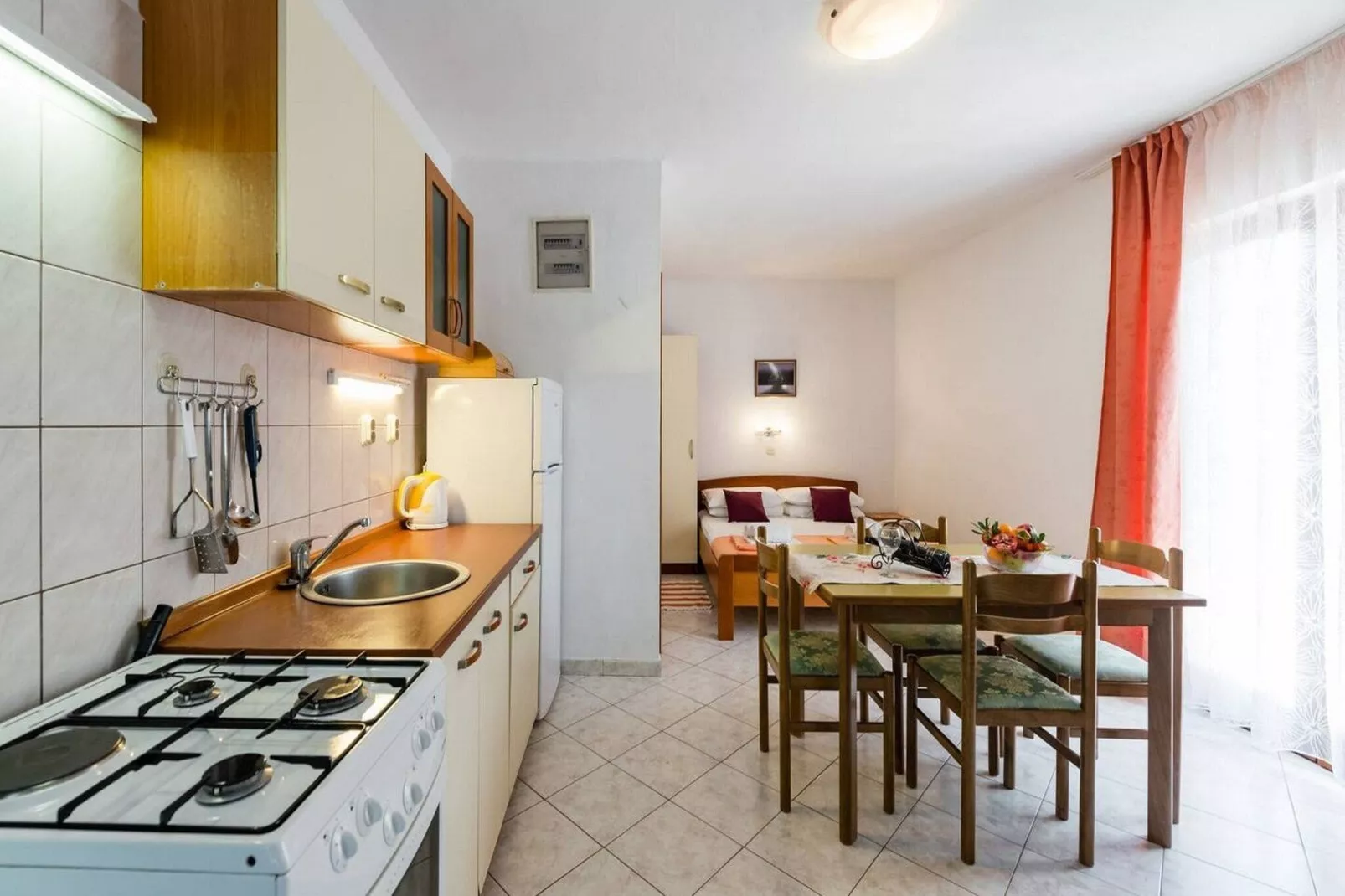 Apartments Villa Pelegrin - Studio Apartment with Sea View (Apartment C)-Kitchen