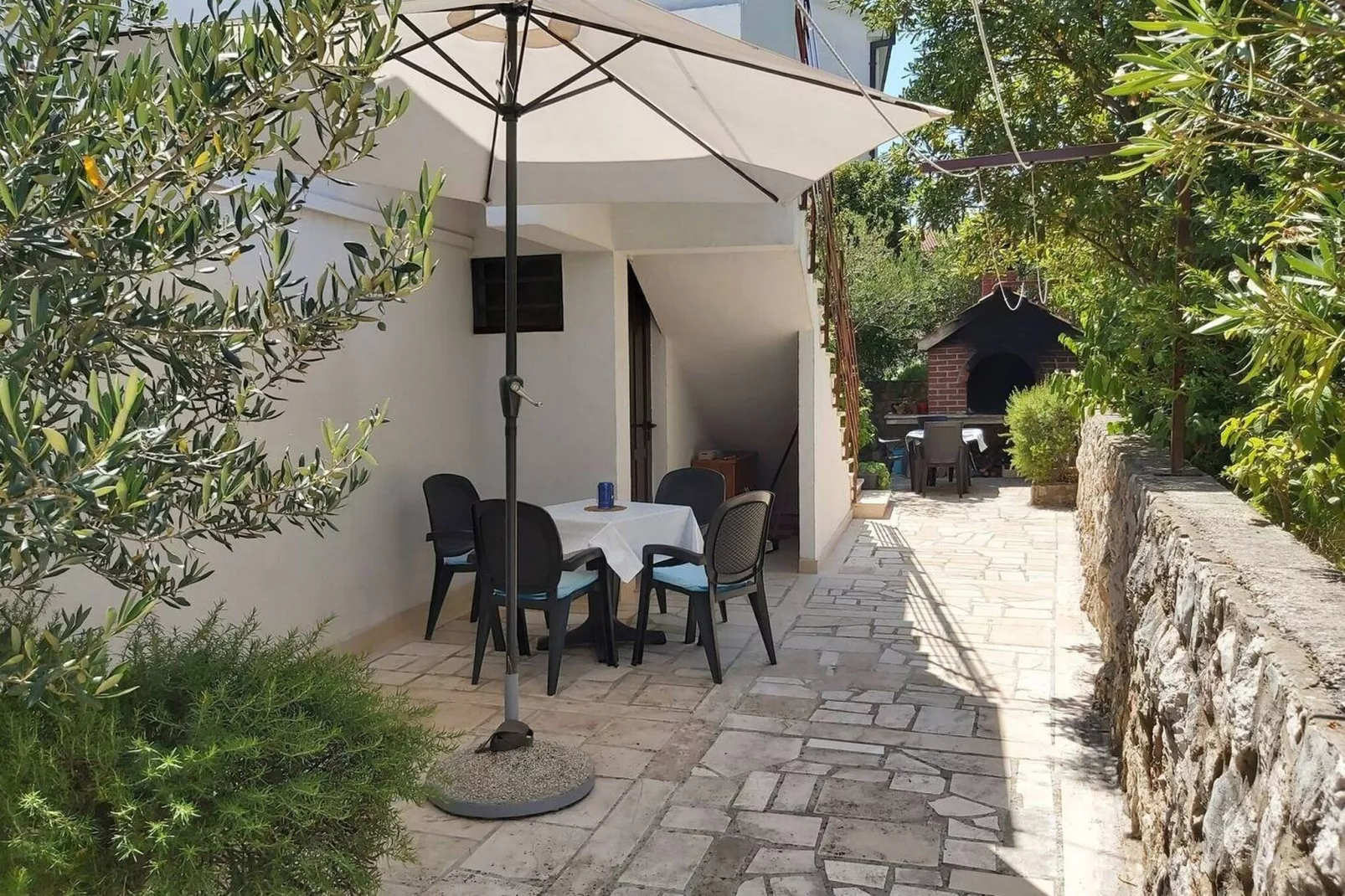 Apartments Villa Pelegrin - Studio Apartment with Sea View (Apartment C)-Terrace