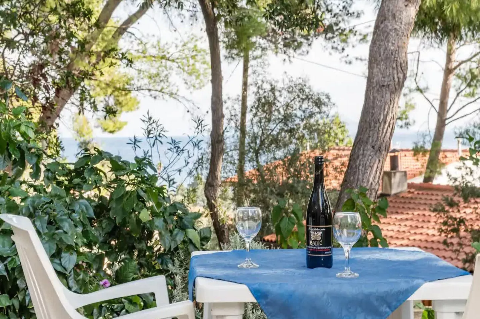 Apartments Villa Pelegrin - Two Bedroom Apartment with Garden View (Apartment A)-Terrace
