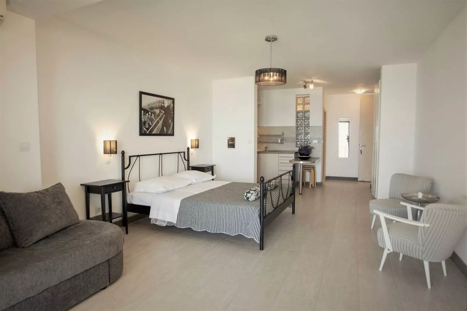 Apartments & Room Vesna - Studio Apartment with Sea View (Apartment 2)
