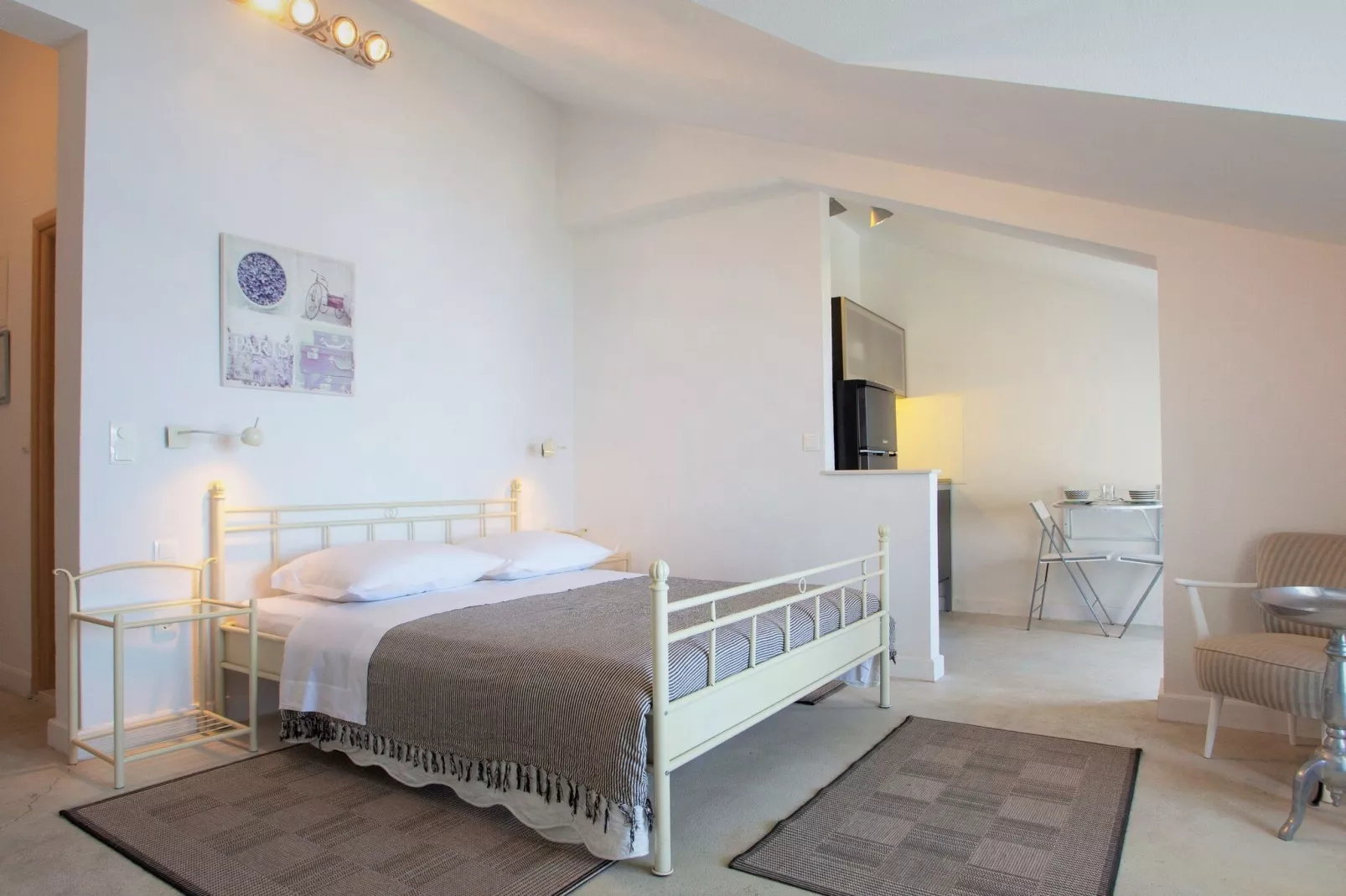 Apartments & Room Vesna - Studio Apartment with Terrace and Sea View (Apartment 3)