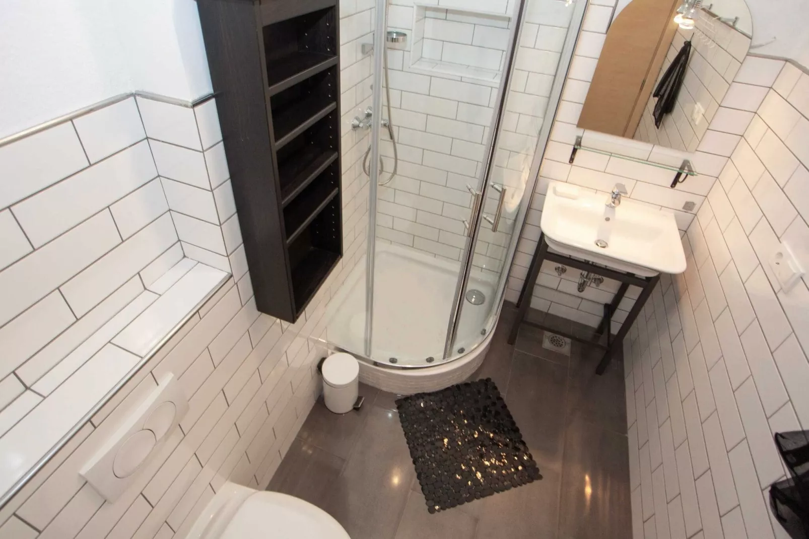 Apartments & Room Vesna - Studio Apartment with Terrace and Sea View (Apartment 3)-Bathroom