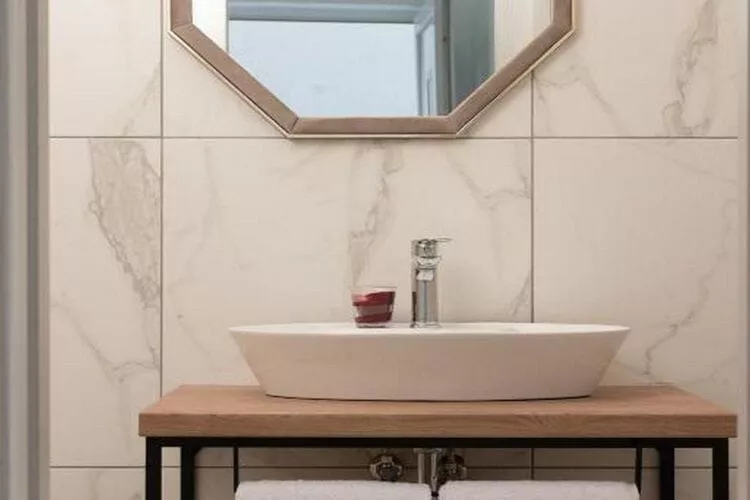 Apartments Bella Vista - One Bedroom Apartment with Terrace (Vir 1)-Salle de bain