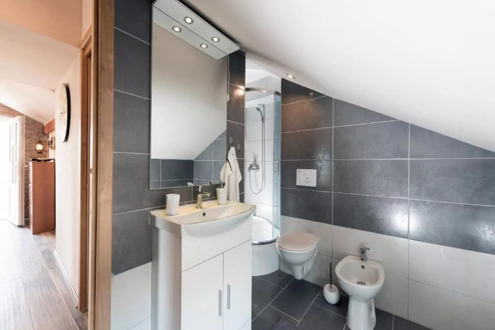 Apartments Bella Vista - One Bedroom Apartment with Sea View (Sea)-Salle de bain