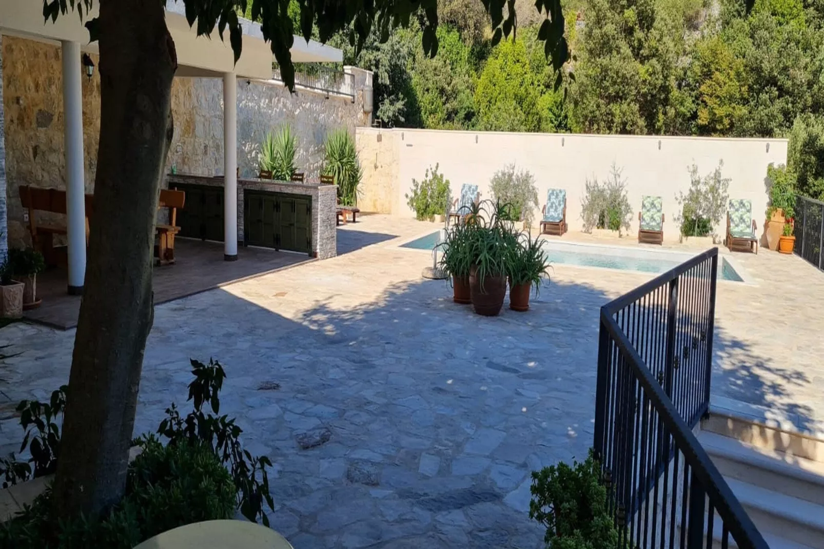 Holiday Home Mico - Three Bedroom Holiday Home with Swimming Pool-Terrasse
