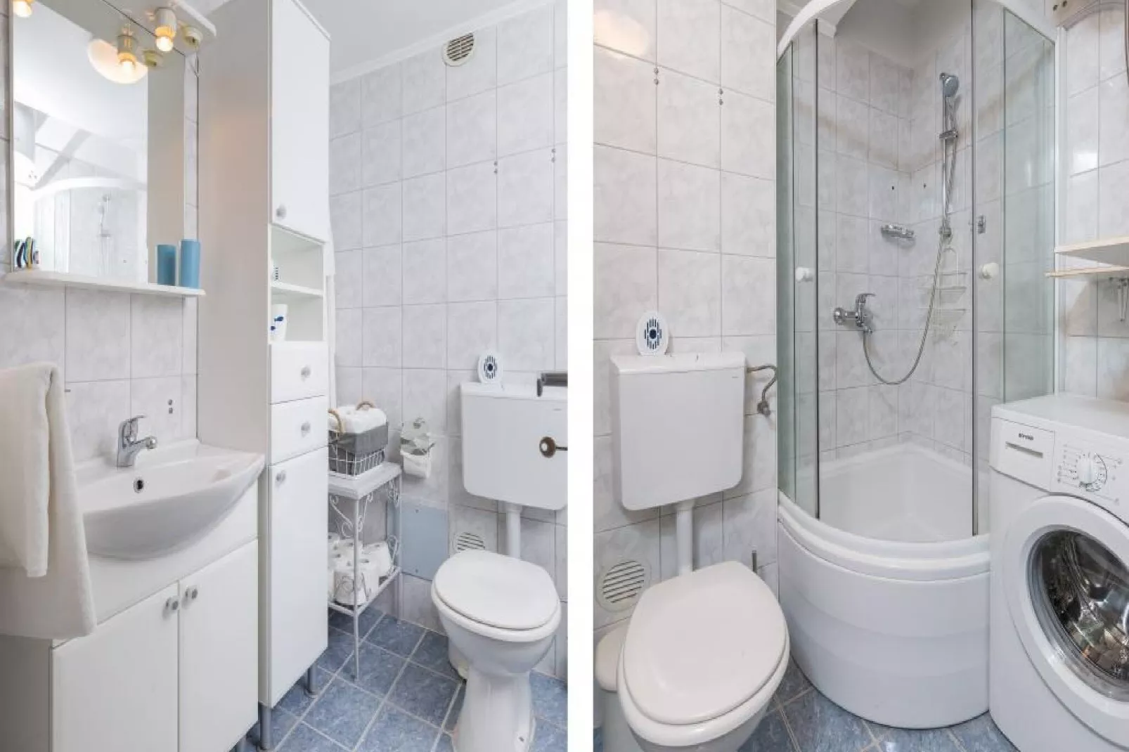 Apartment Precious View - One Bedroom Apartment with Sea View and City View-Bathroom