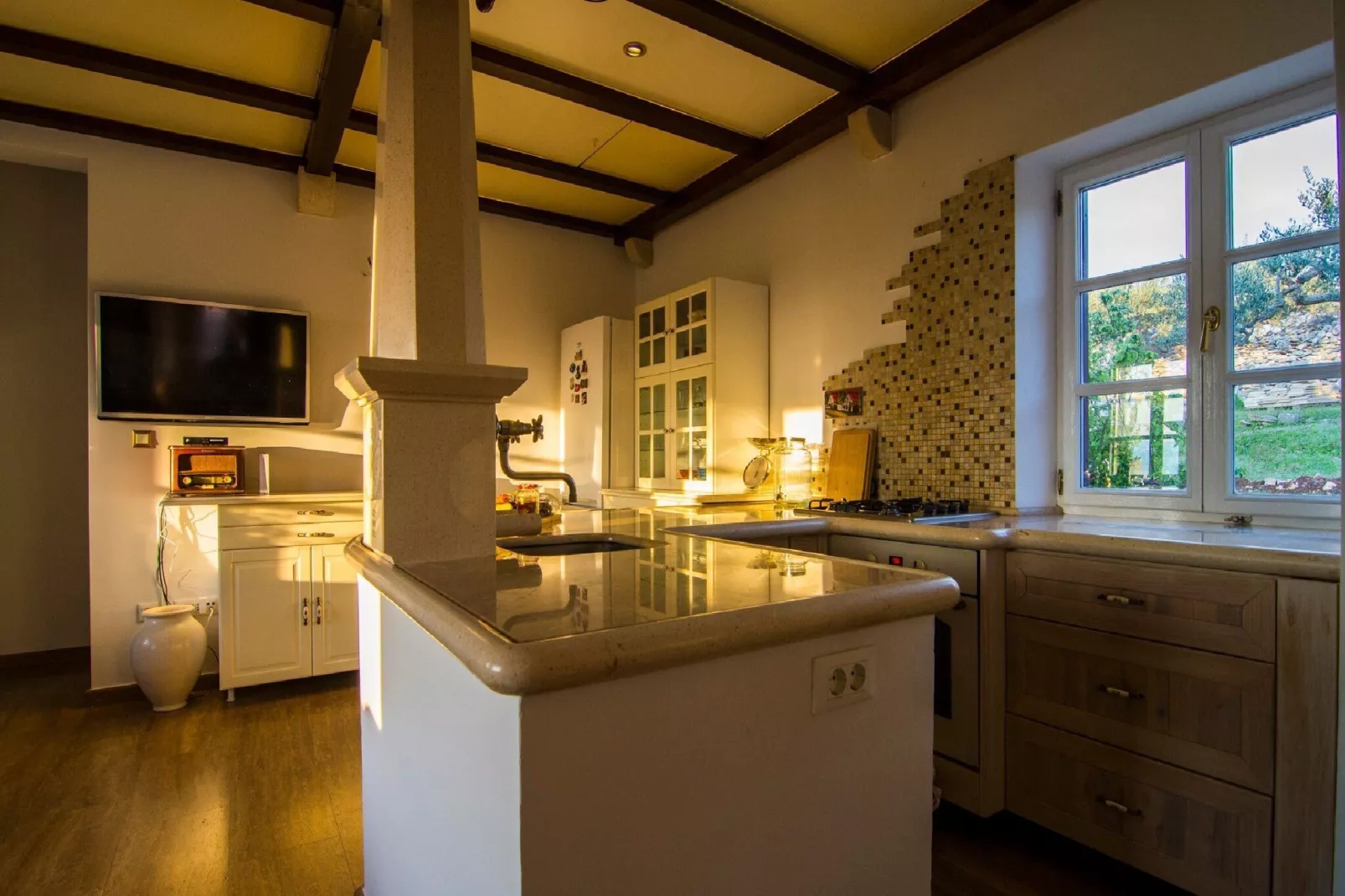 Villa Roza - One Bedroom Villa with Swimming Pool-Kitchen