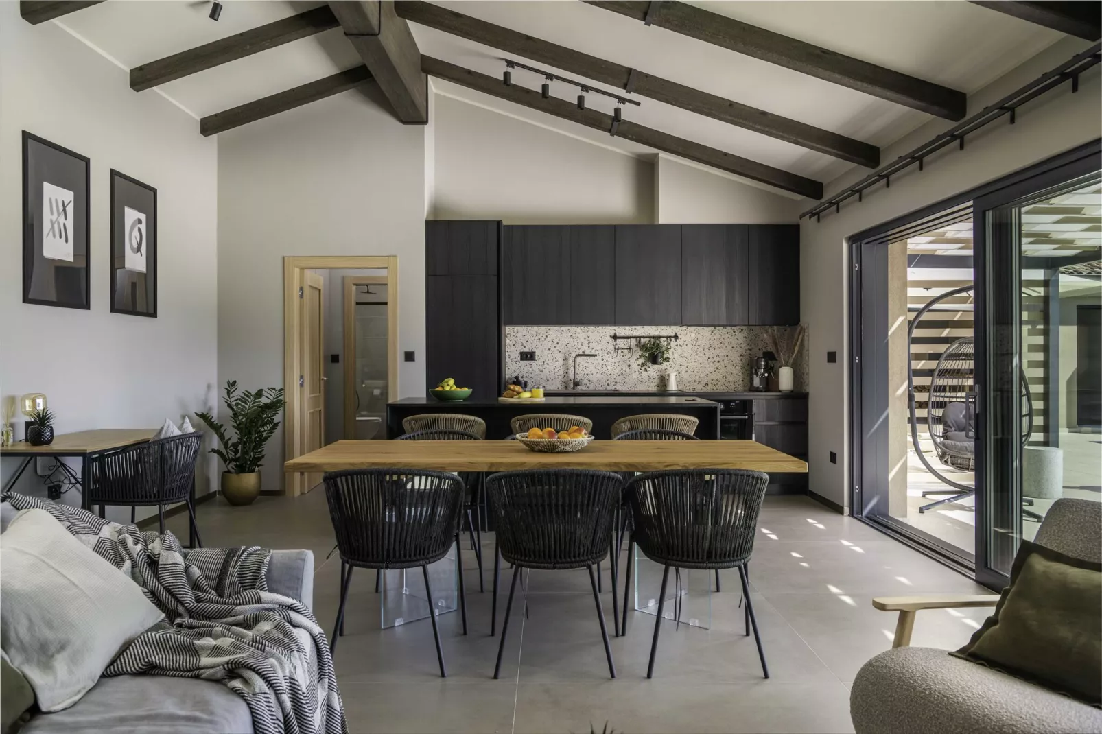 Villa Noeli - Two Bedroom Villa with Terrace and Swimming Pool-Dining room