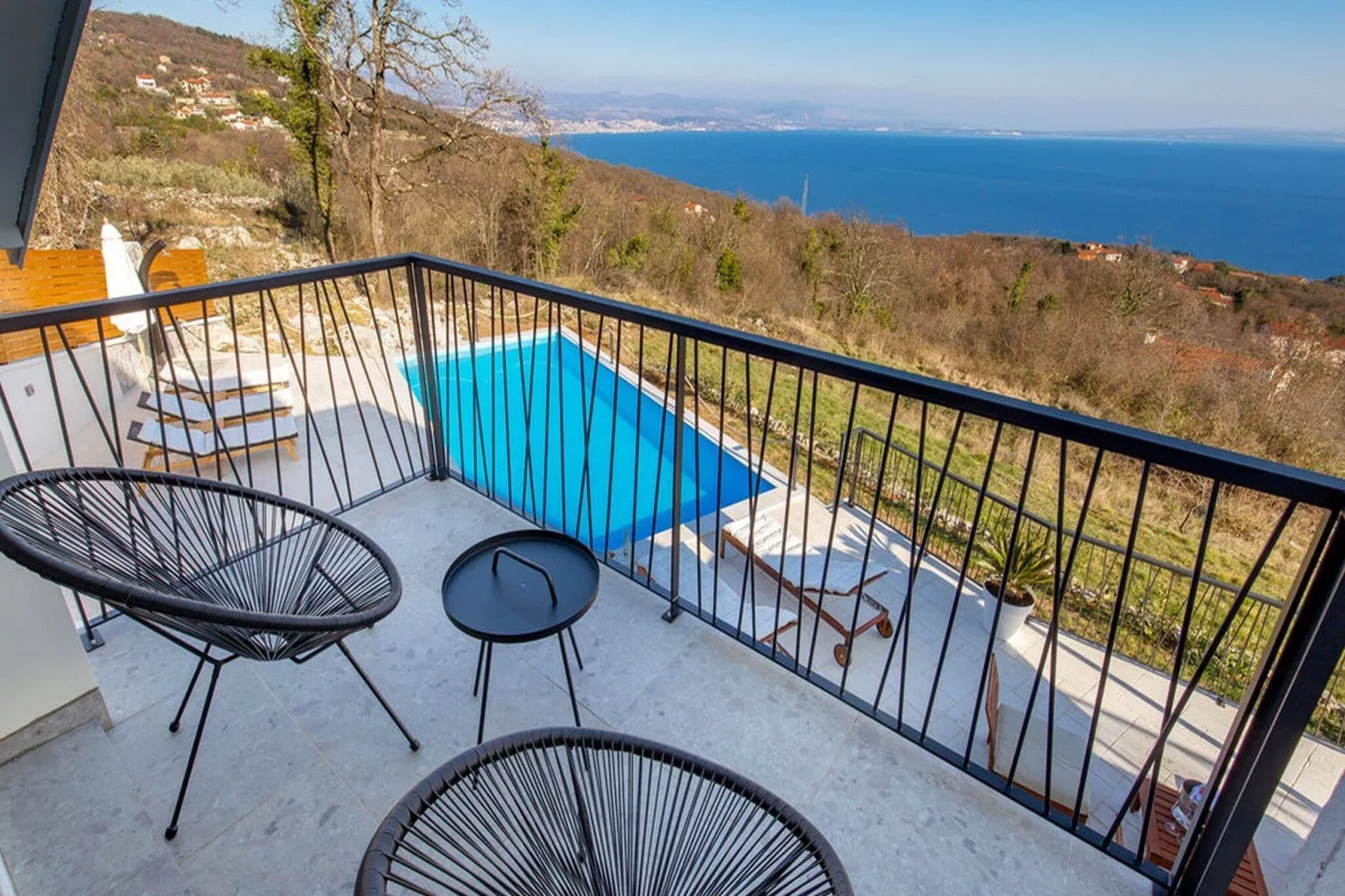 Villa Corichi - Four Bedroom Villa with Swimming Pool-Terrace balcony