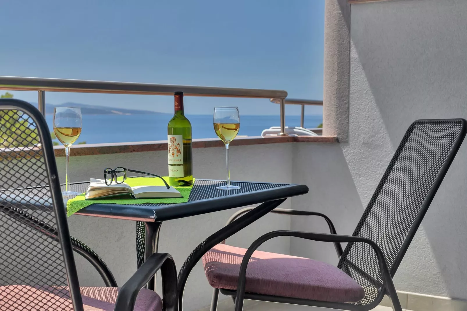 Apartments Villa Juric - Studio Apartment with Balcony (Crveni Studio)-Terrace balcony