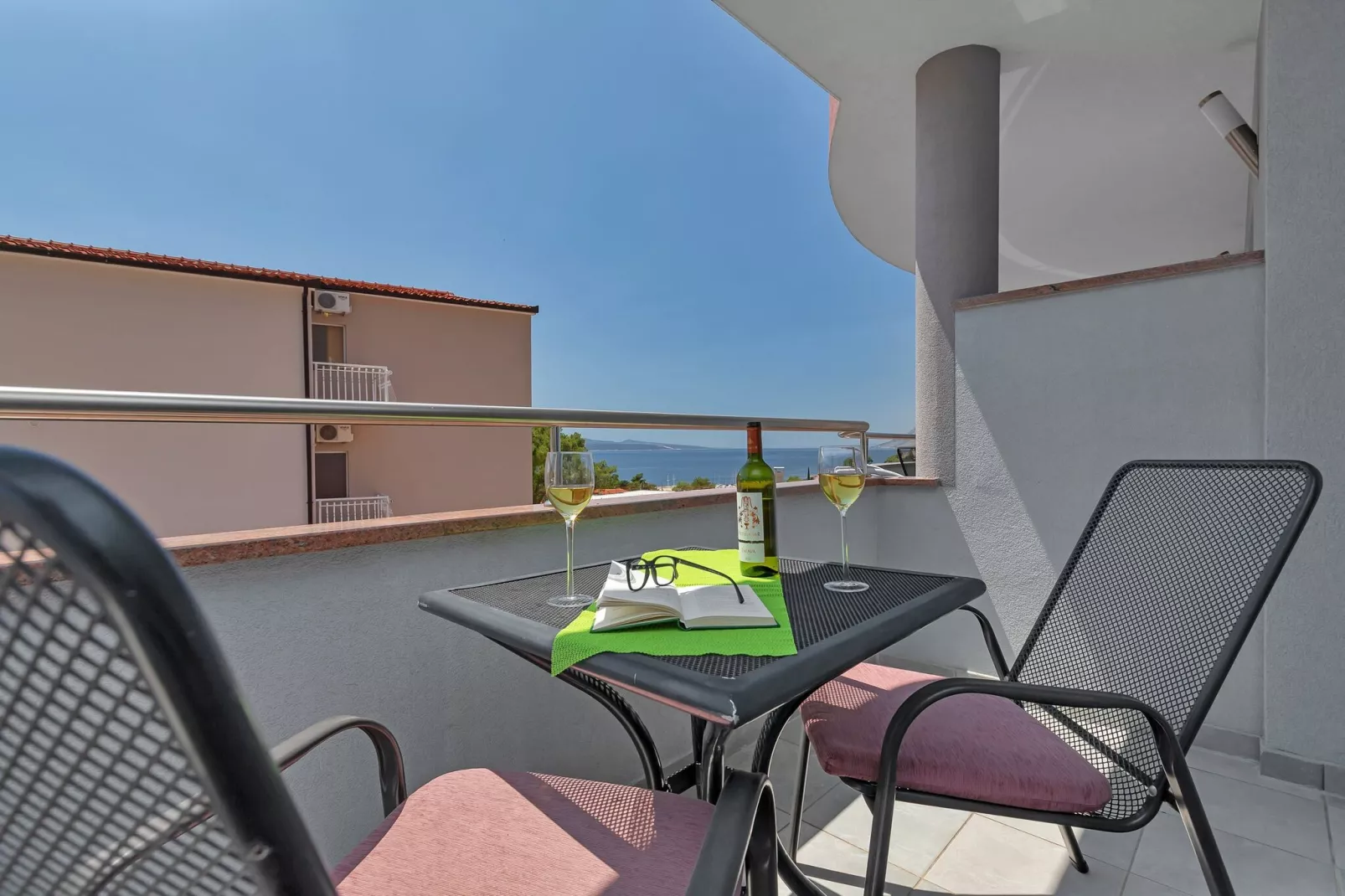Apartments Villa Juric - Studio Apartment with Balcony (Crveni Studio)-Terrace balcony