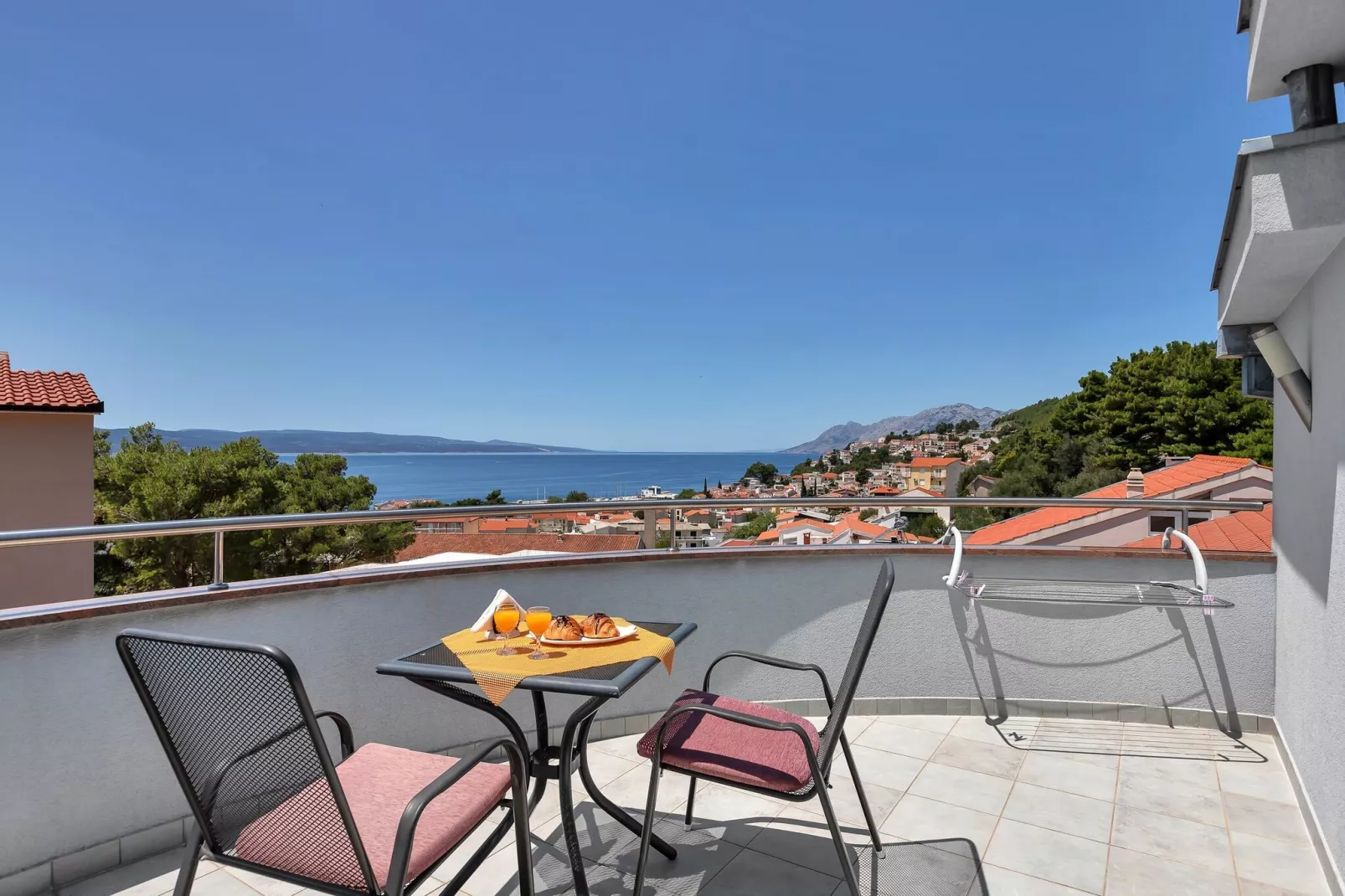 Apartments Villa Juric - Studio with Balcony (Žuti 1)-Terrace balcony
