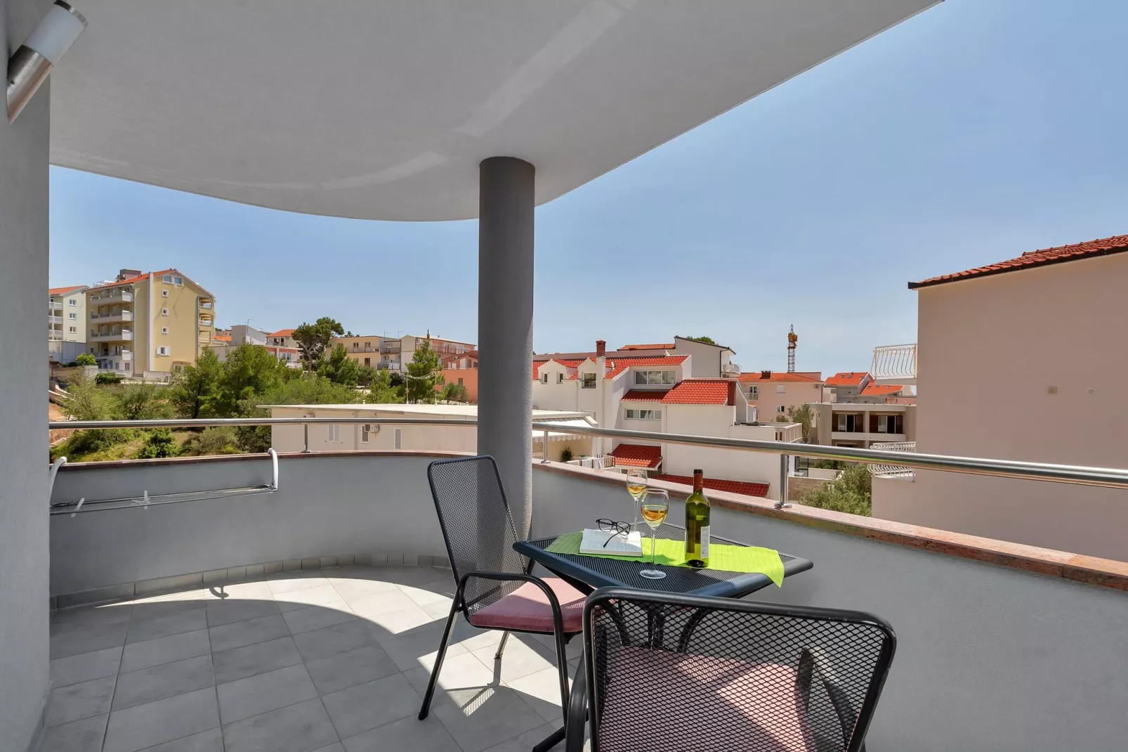 Apartments Villa Juric - Studio Apartment with Balcony (Zeleni Studio)-Terrace balcony