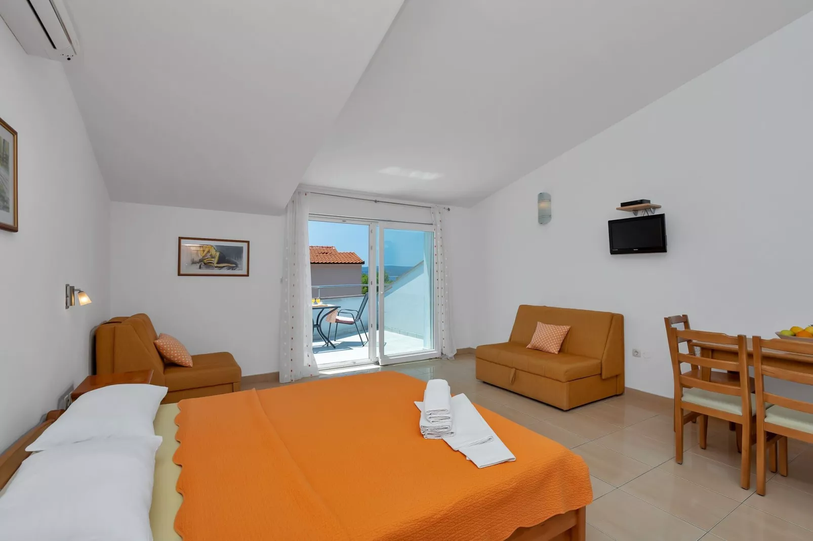 Apartments Villa Juric - Studio Apartment (Žuti 2)-Bedroom