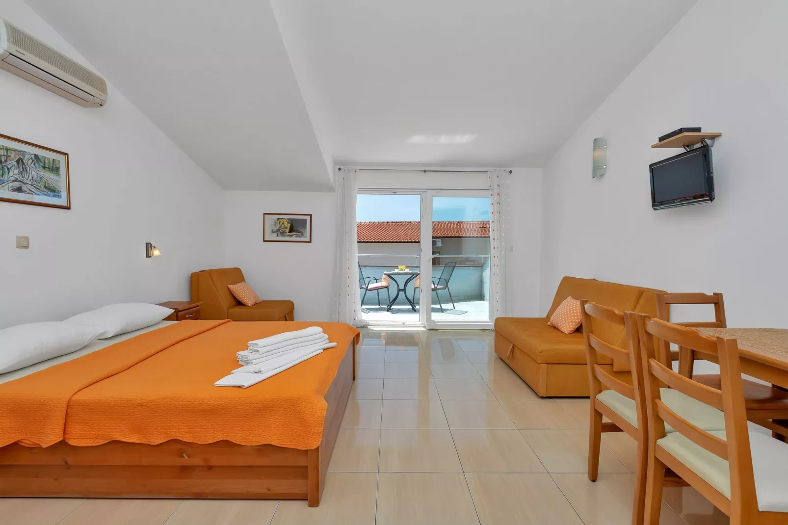 Apartments Villa Juric - Studio Apartment (Žuti 2)-Bedroom
