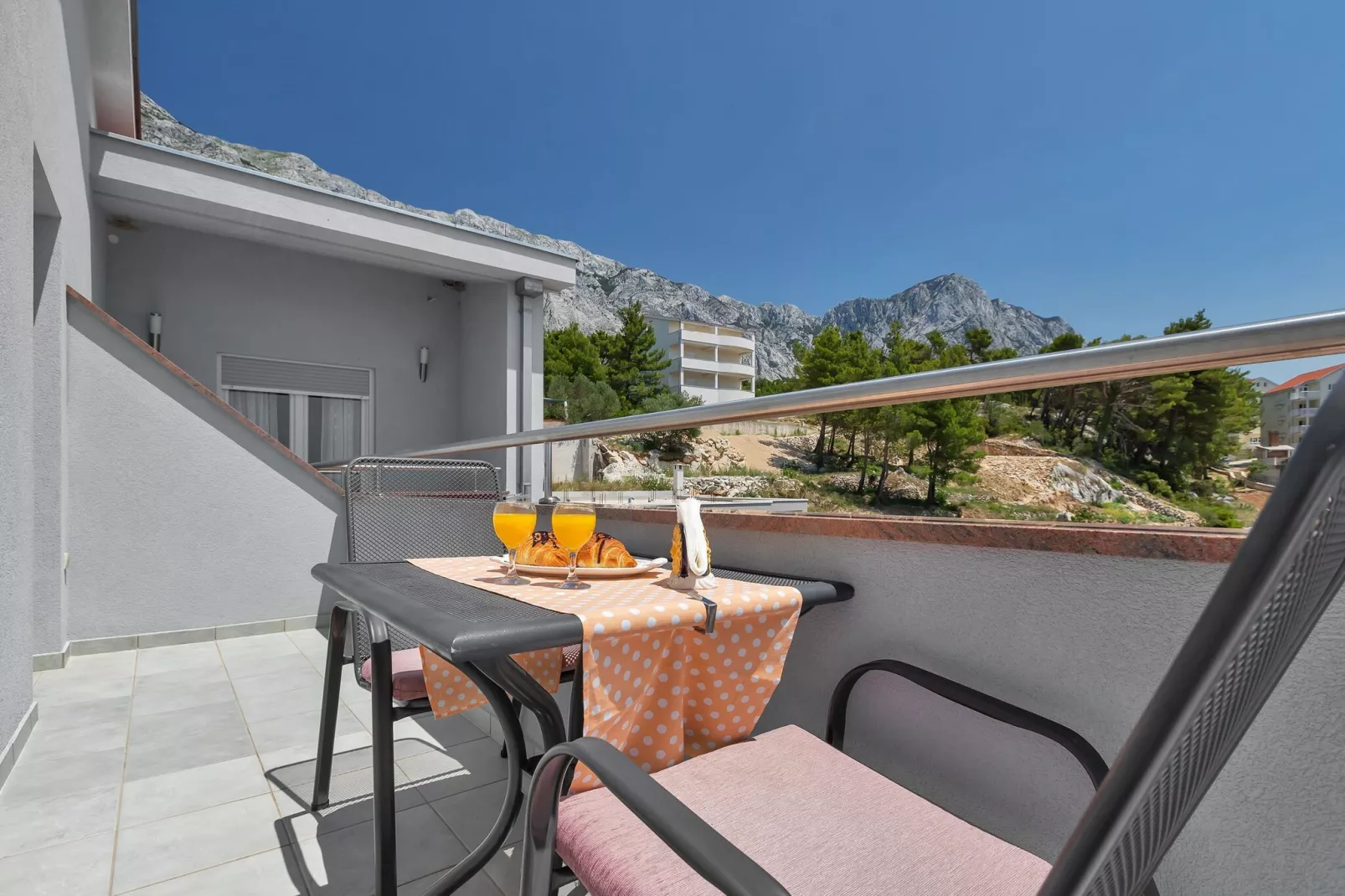 Apartments Villa Juric- Studio Apartment (Žuti 3)-Terrace balcony