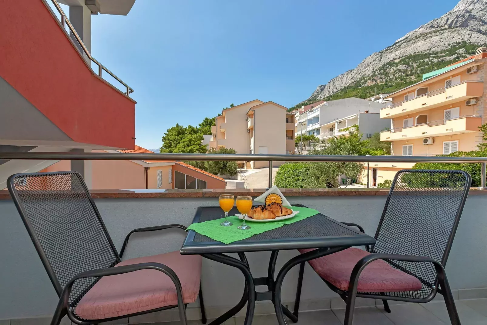 Apartments Villa Juric - One Bedroom Apartment with Balcony 7-Terrace balcony