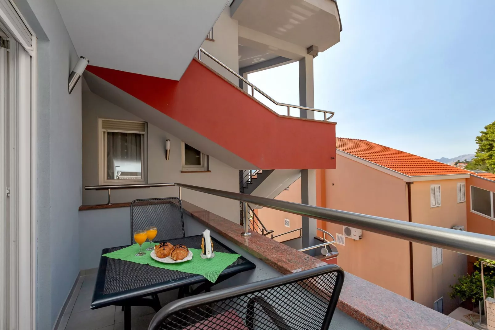 Apartments Villa Juric - One Bedroom Apartment with Balcony 7-Terrace balcony
