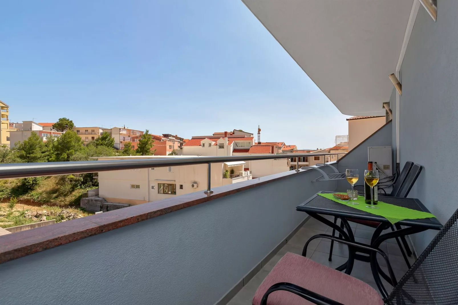 Apartments Villa Juric -  One Bedroom Apartment (Crveni 3)-Balcon-terrasse