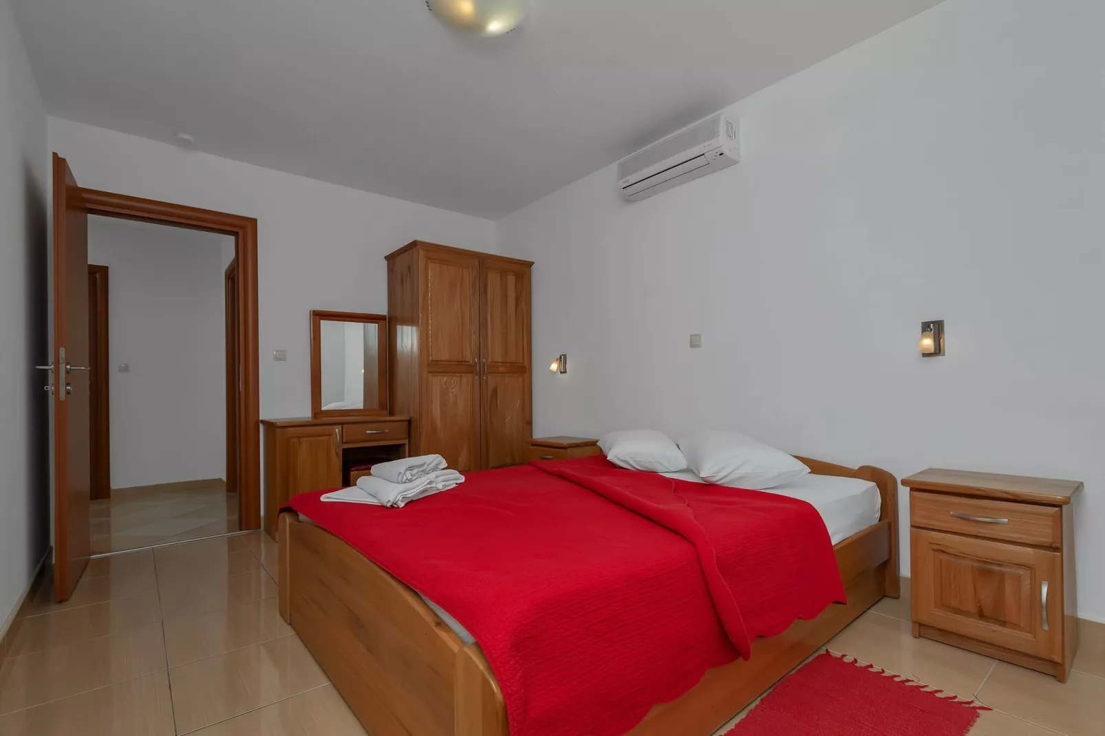 Apartments Villa Juric -  One-Bedroom Apartment (Crveni 1)-Schlafzimmer