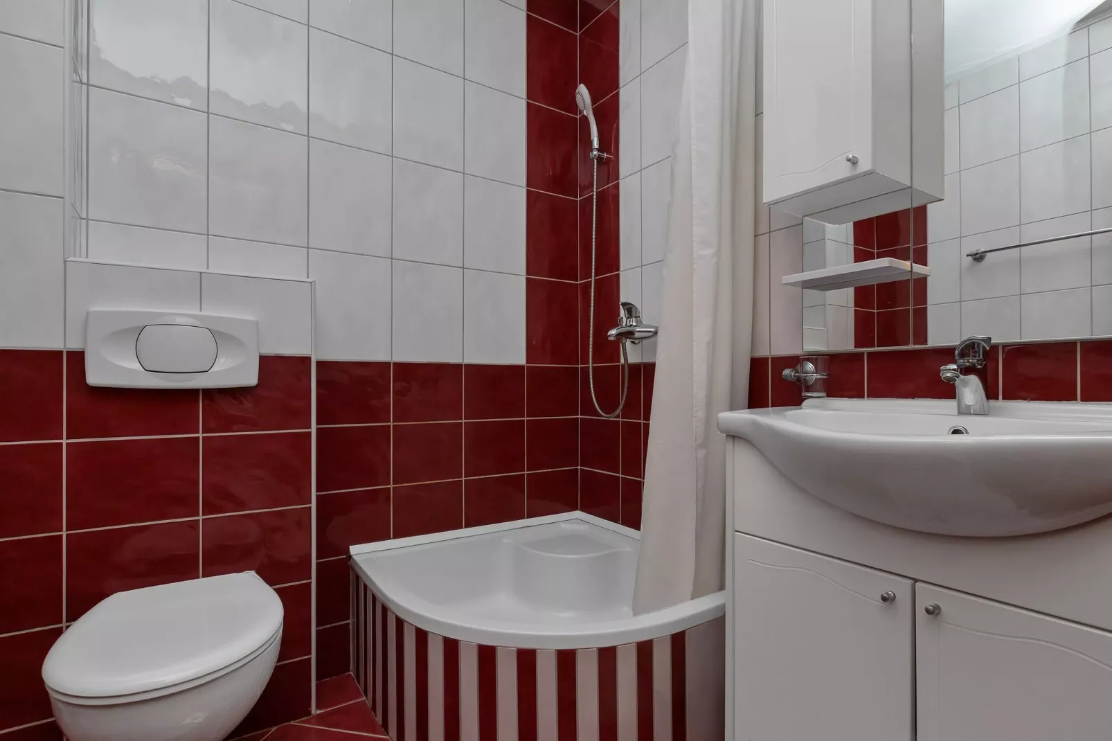 Apartments Villa Juric -  One-Bedroom Apartment (Crveni 1)-Badezimmer