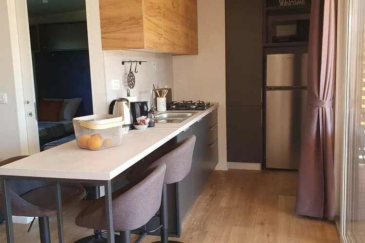 Mobile Homes Karlo & Dino - Superior Two Bedroom Mobile Home with Terrace - Karlo-Kitchen