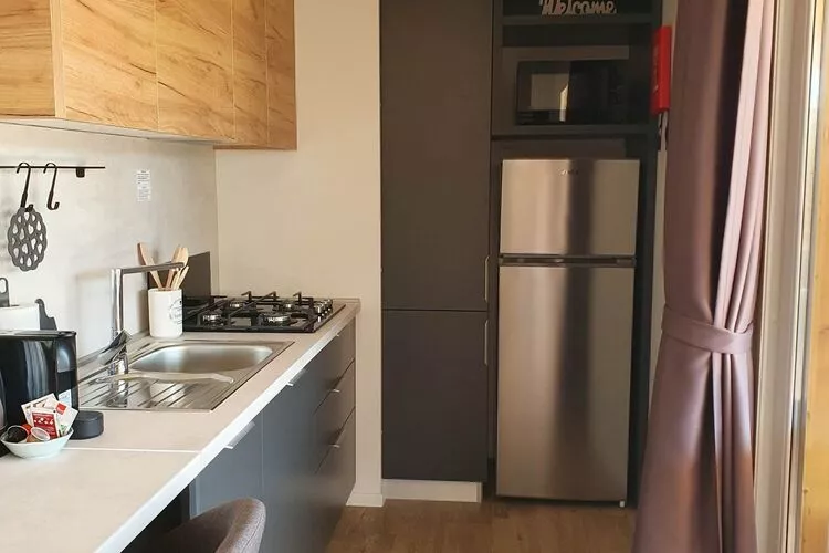Mobile Homes Karlo & Dino - Superior Two Bedroom Mobile Home with Terrace - Karlo-Kitchen